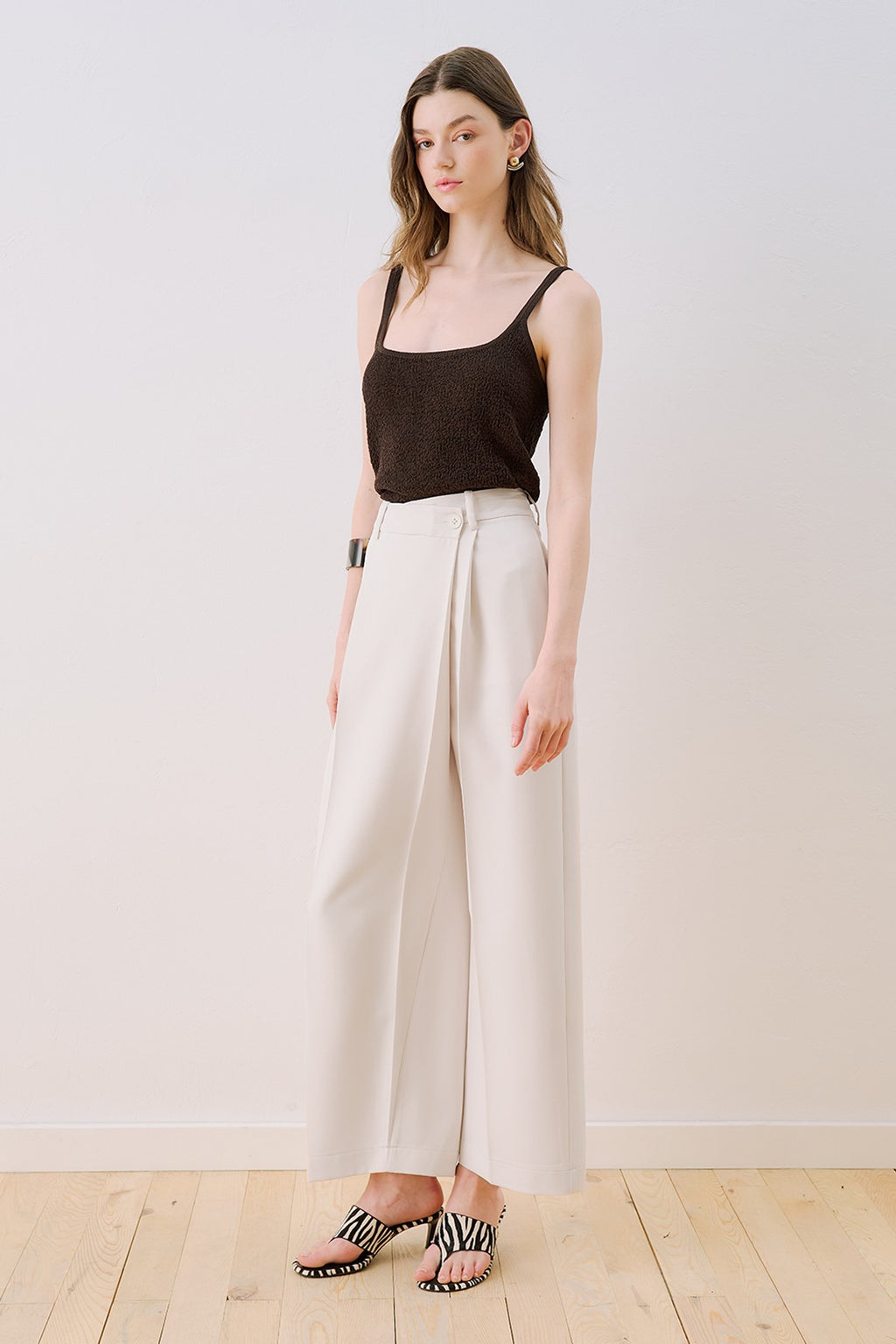 MANUKA | Wrap Closure Tailored Trousers