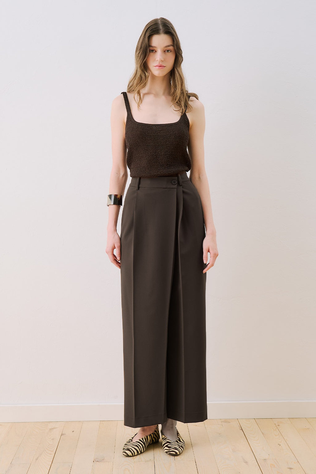 MANUKA | Wrap Closure Tailored Trousers