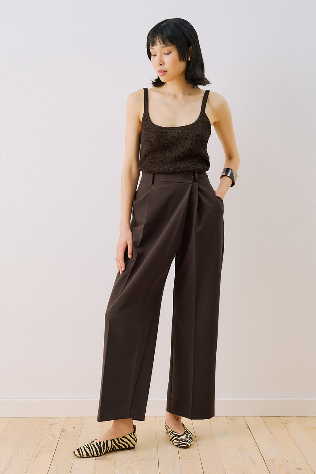 MANUKA | Wrap Closure Tailored Trousers
