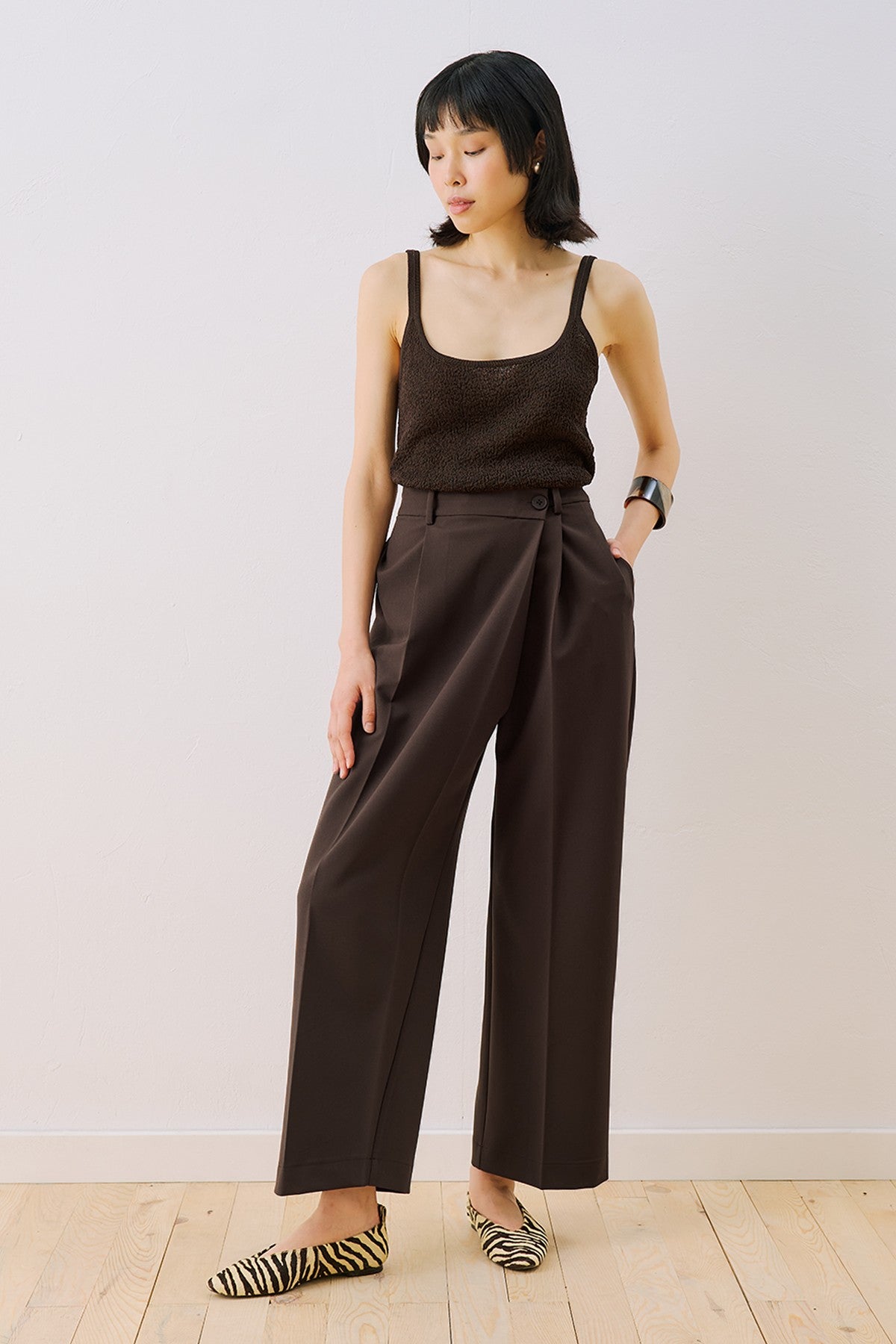 MANUKA | Wrap Closure Tailored Trousers