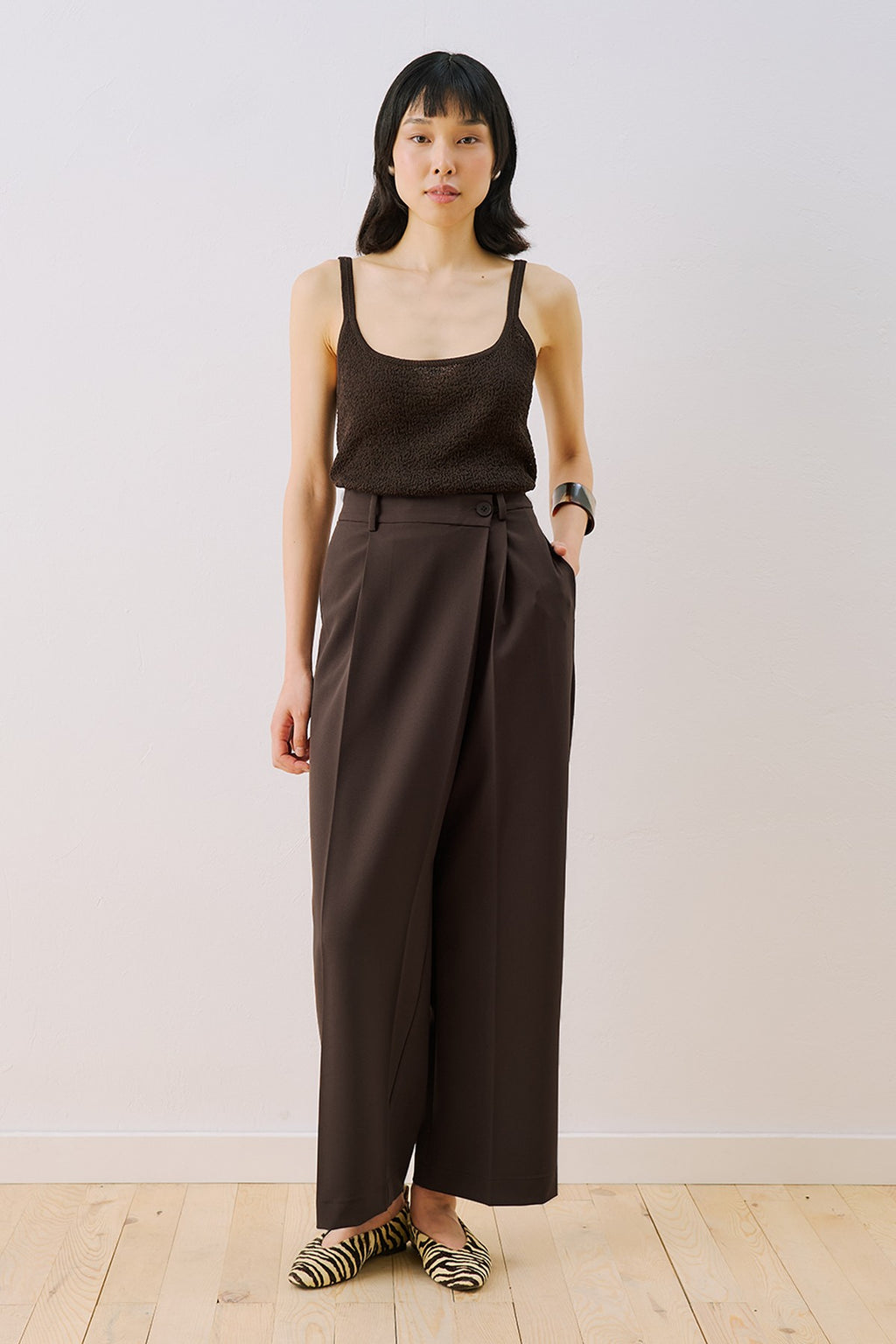 MANUKA | Wrap Closure Tailored Trousers