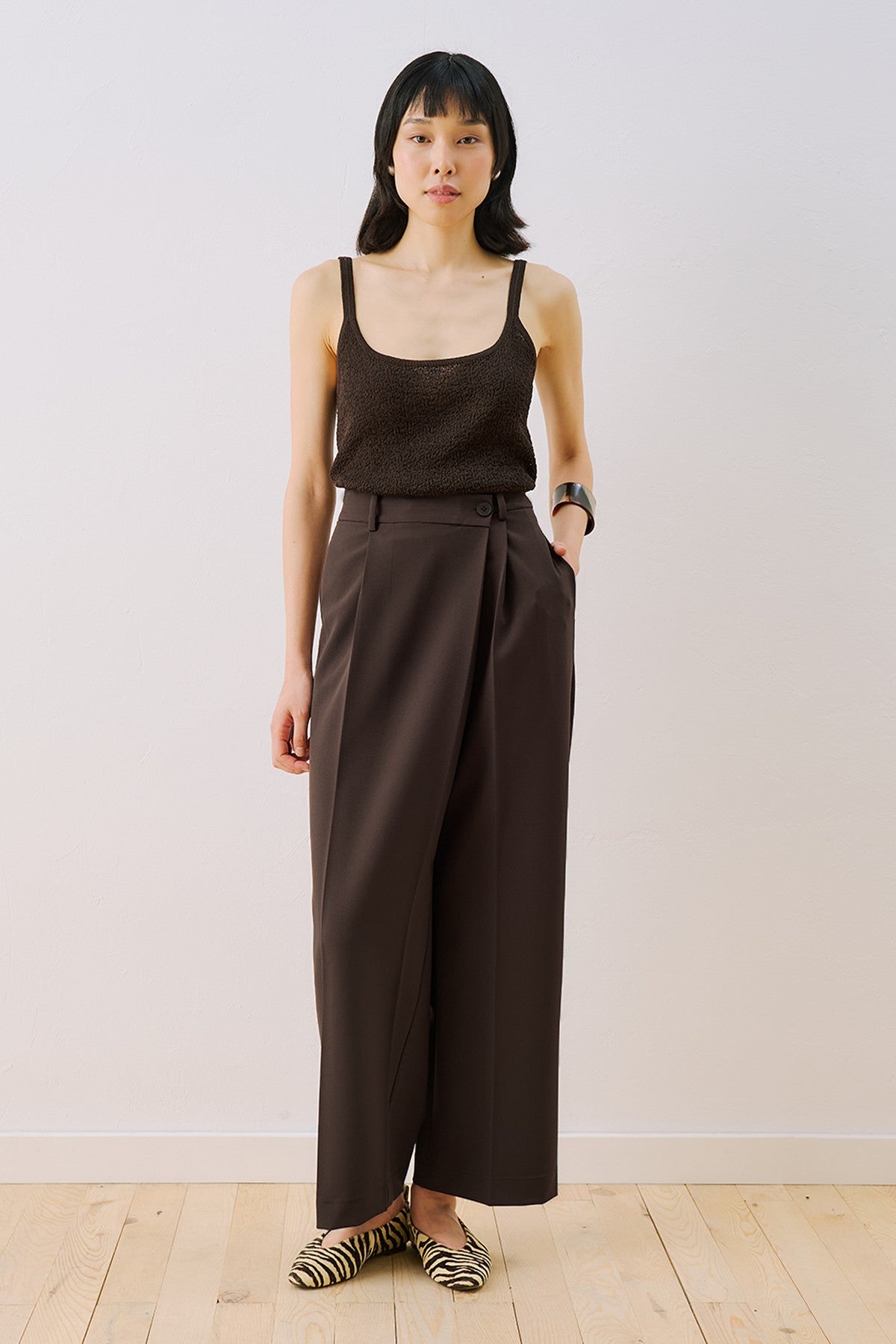 MANUKA | Wrap Closure Tailored Trousers