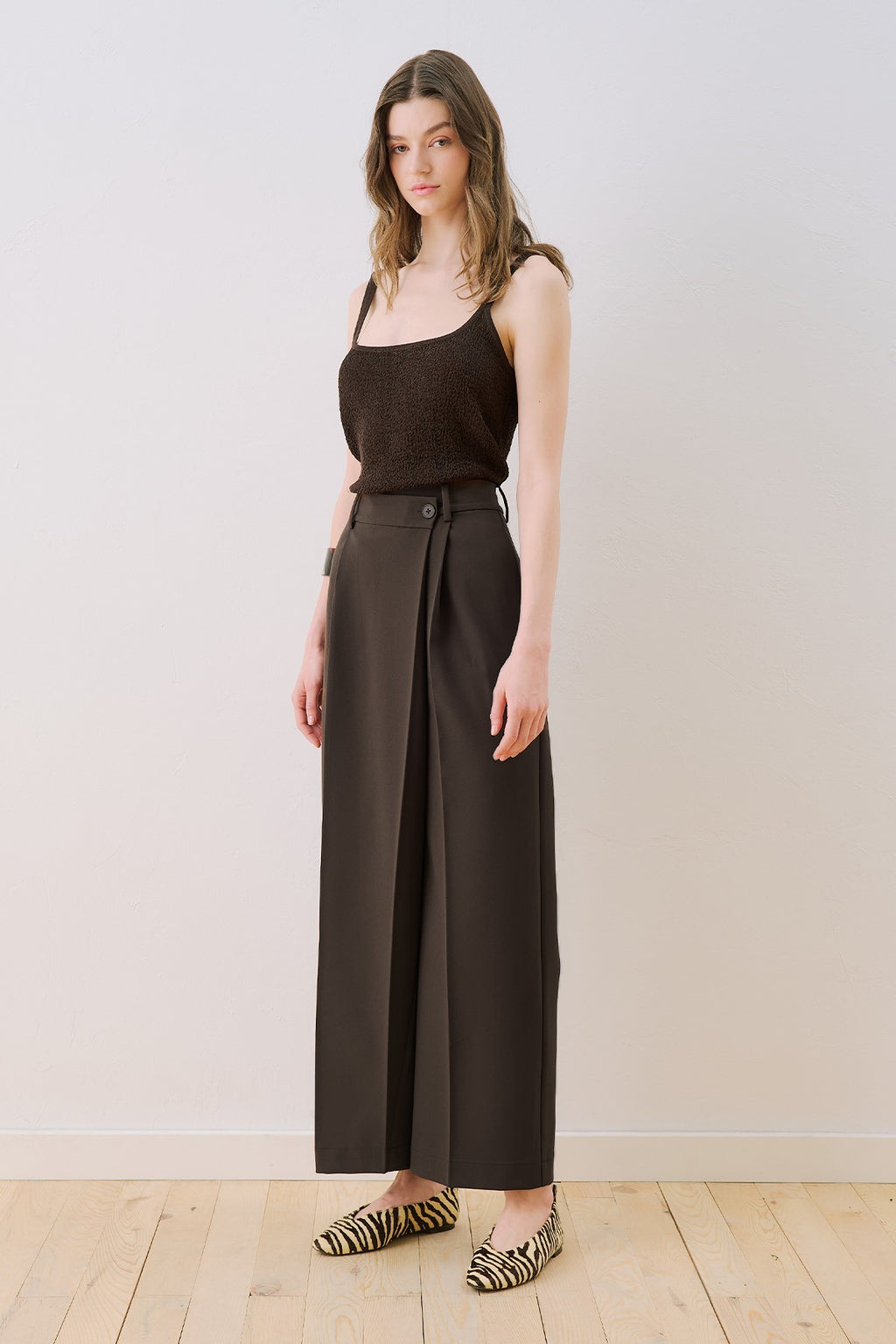 MANUKA | Wrap Closure Tailored Trousers