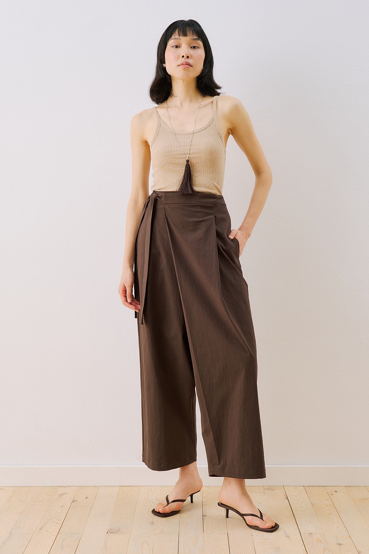 MANUKA | Wrap Closure Trousers