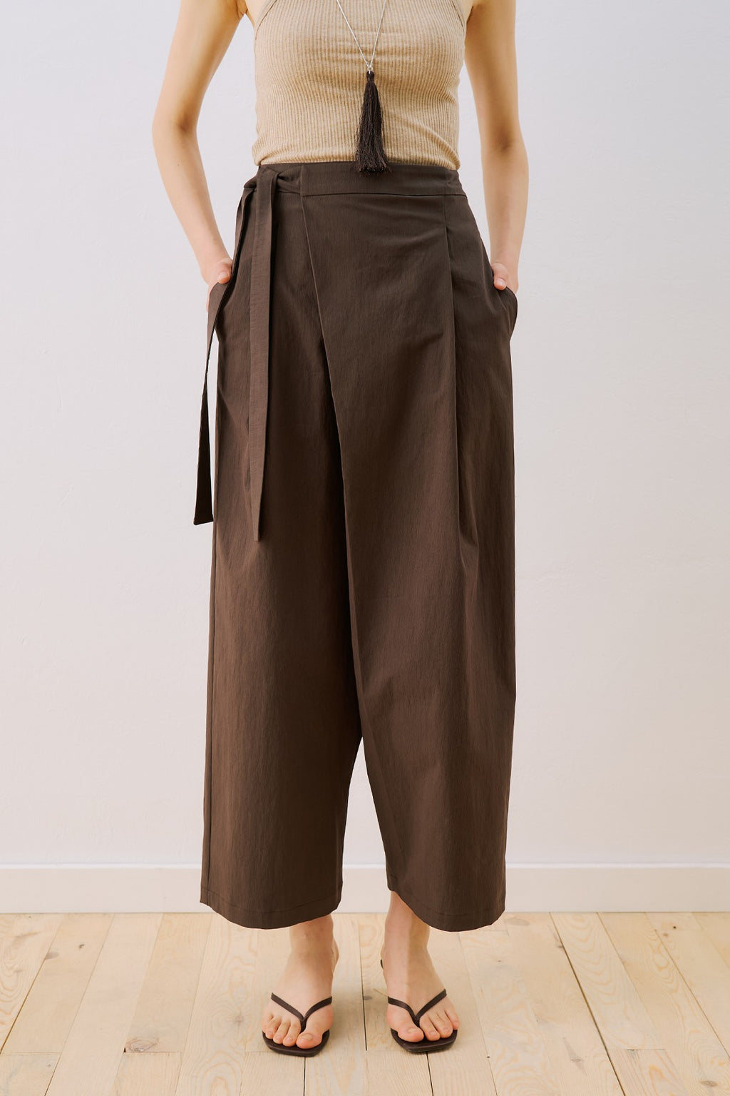 MANUKA | Wrap Closure Trousers