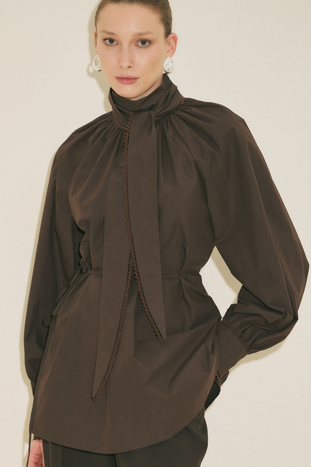 MANUKA | Easy Oversized Long-Sleeve Blouse