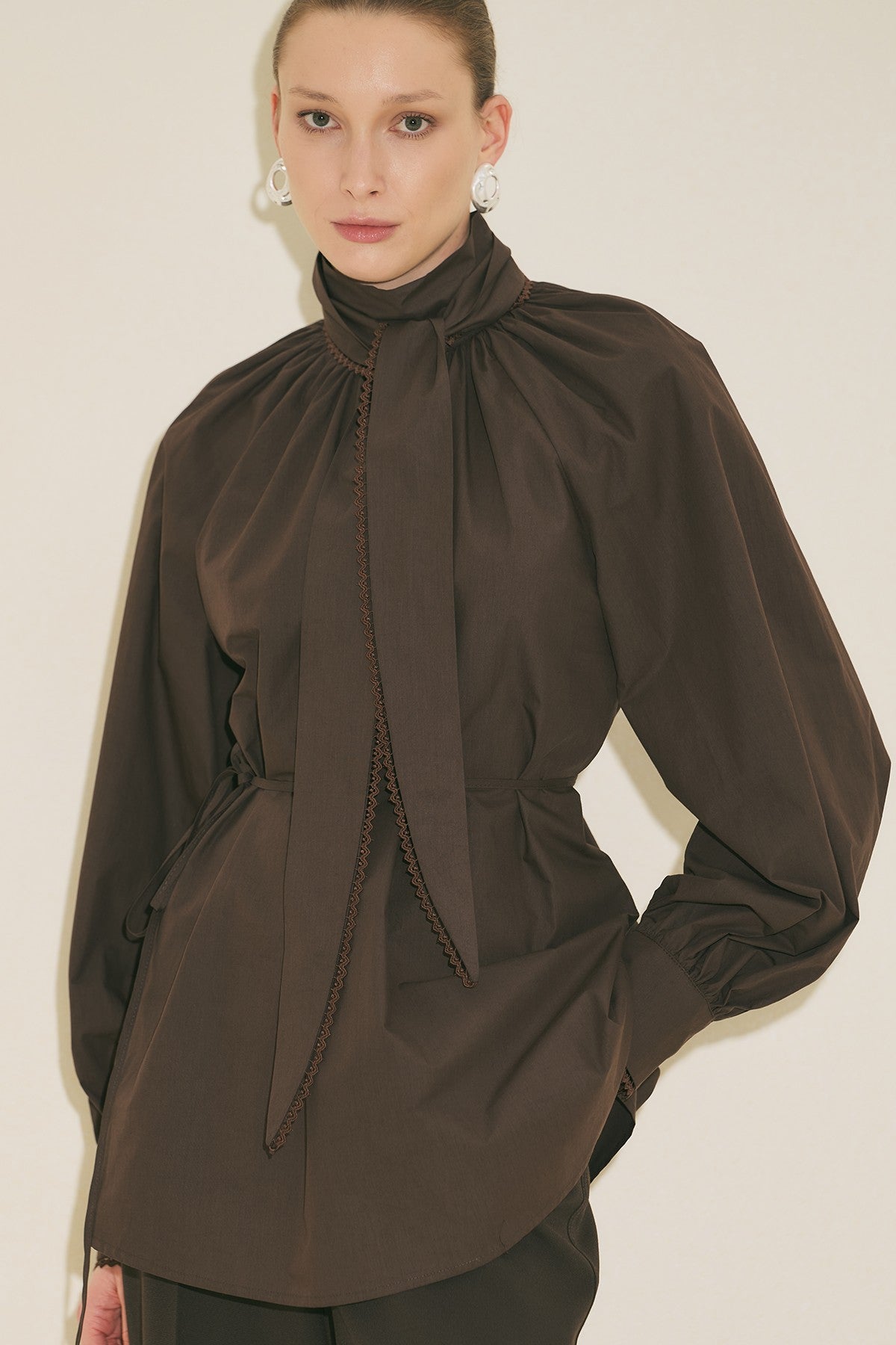 MANUKA | Easy Oversized Long-Sleeve Blouse