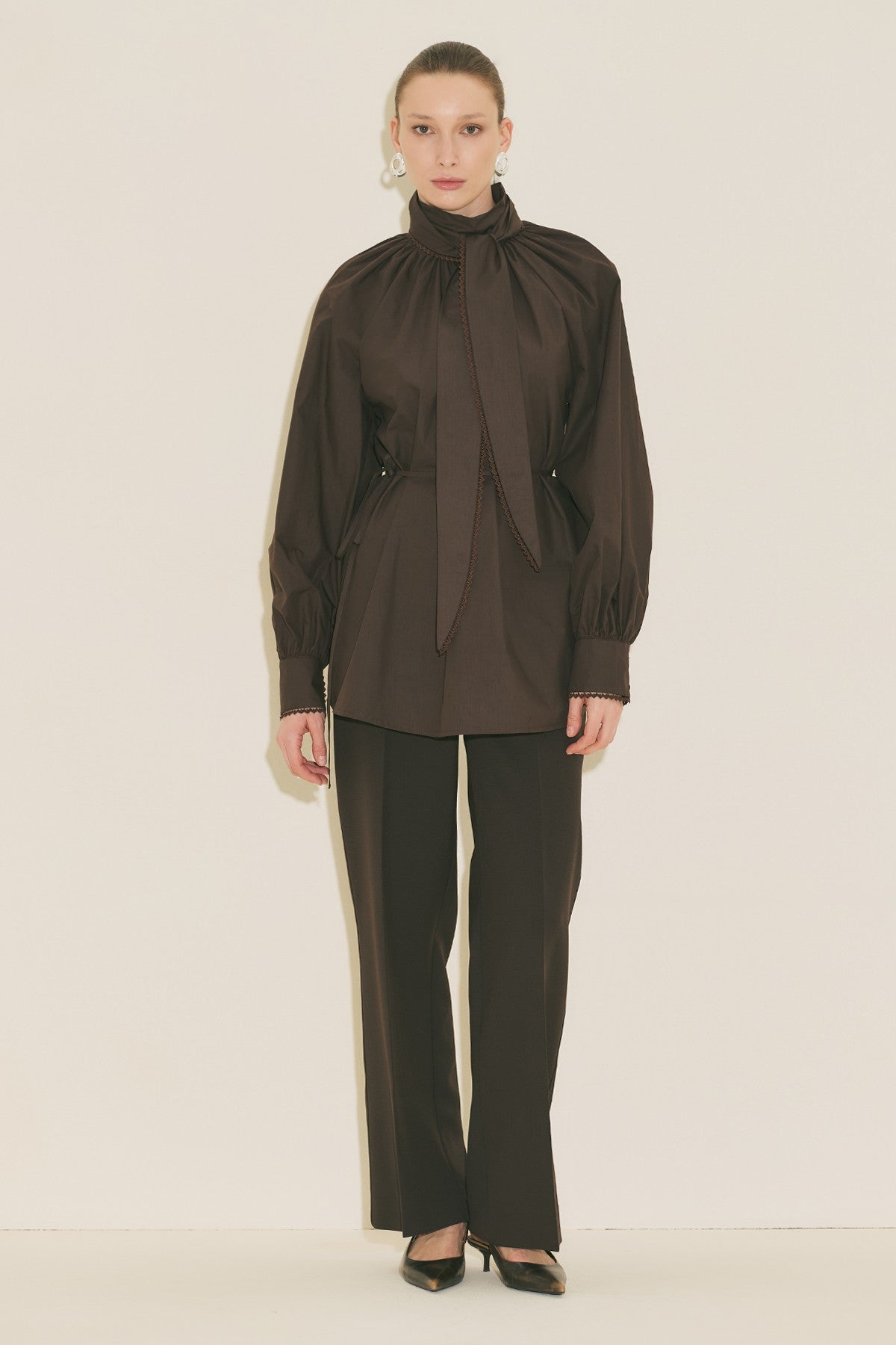 MANUKA | Easy Oversized Long-Sleeve Blouse