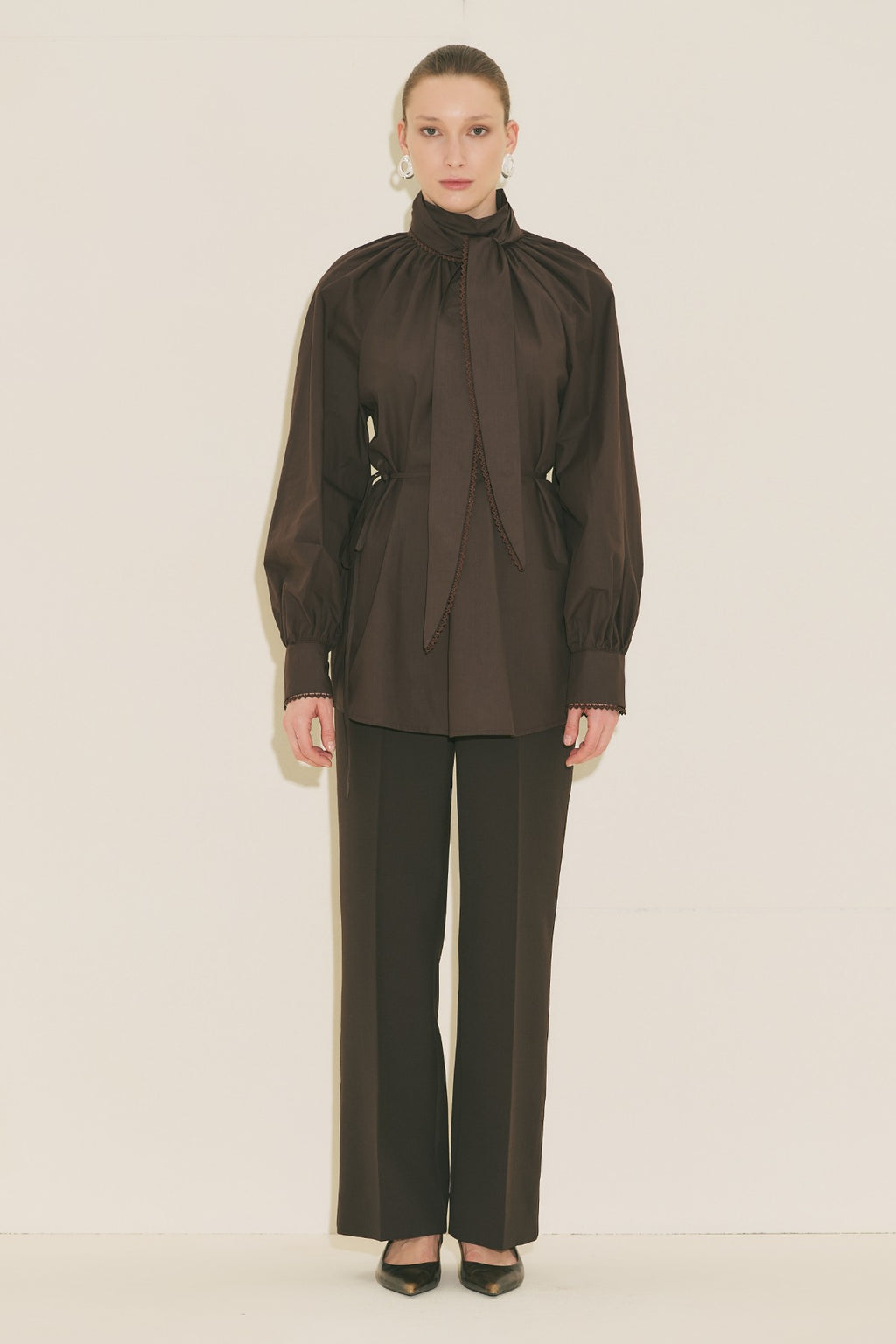 MANUKA | Easy Oversized Long-Sleeve Blouse