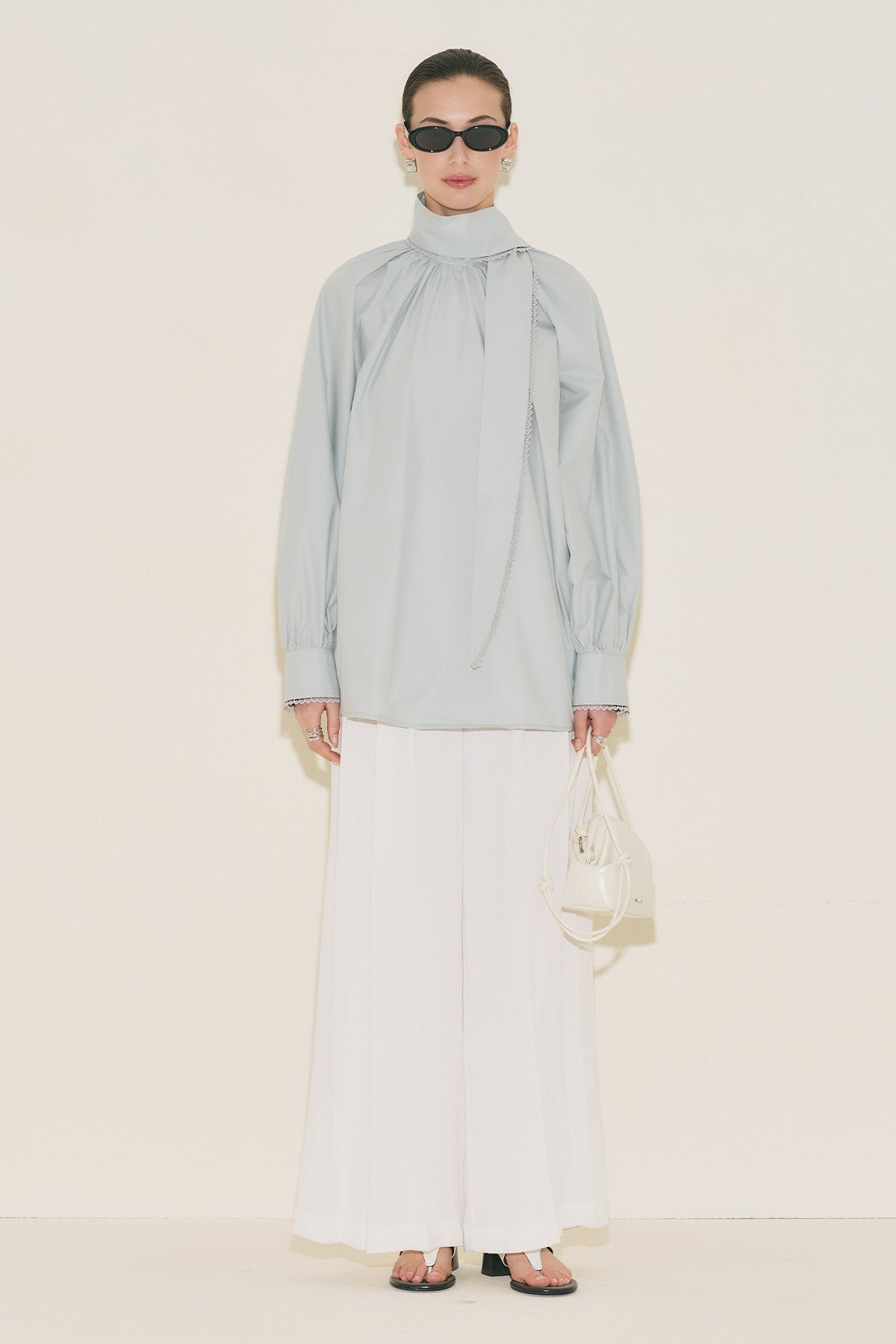 MANUKA | Easy Oversized Long-Sleeve Blouse
