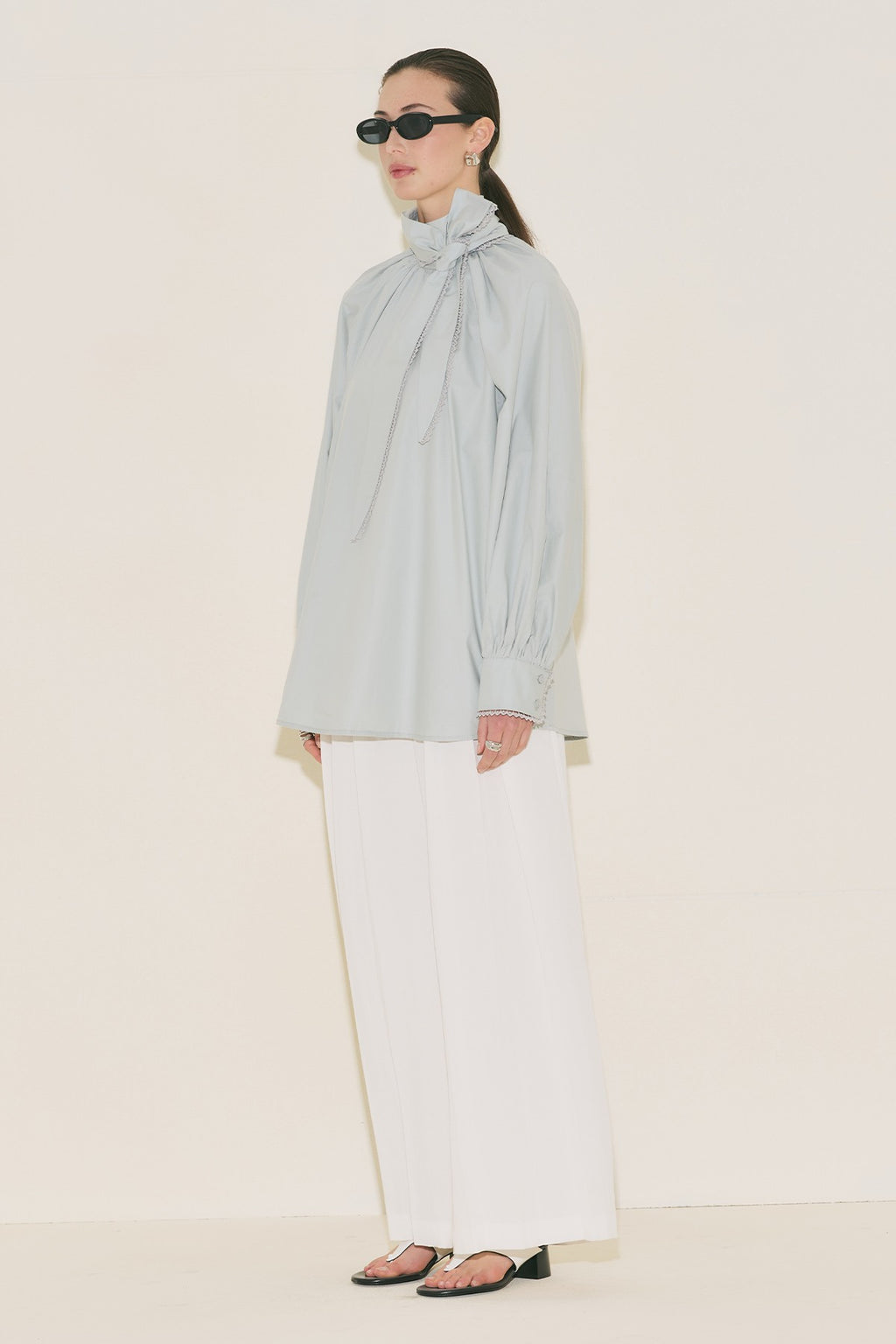 MANUKA | Easy Oversized Long-Sleeve Blouse