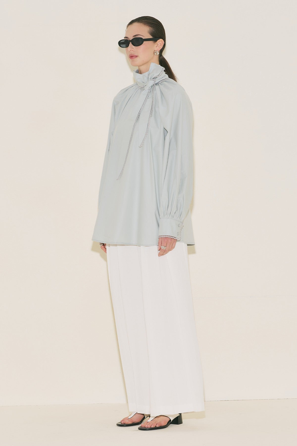 MANUKA | Easy Oversized Long-Sleeve Blouse