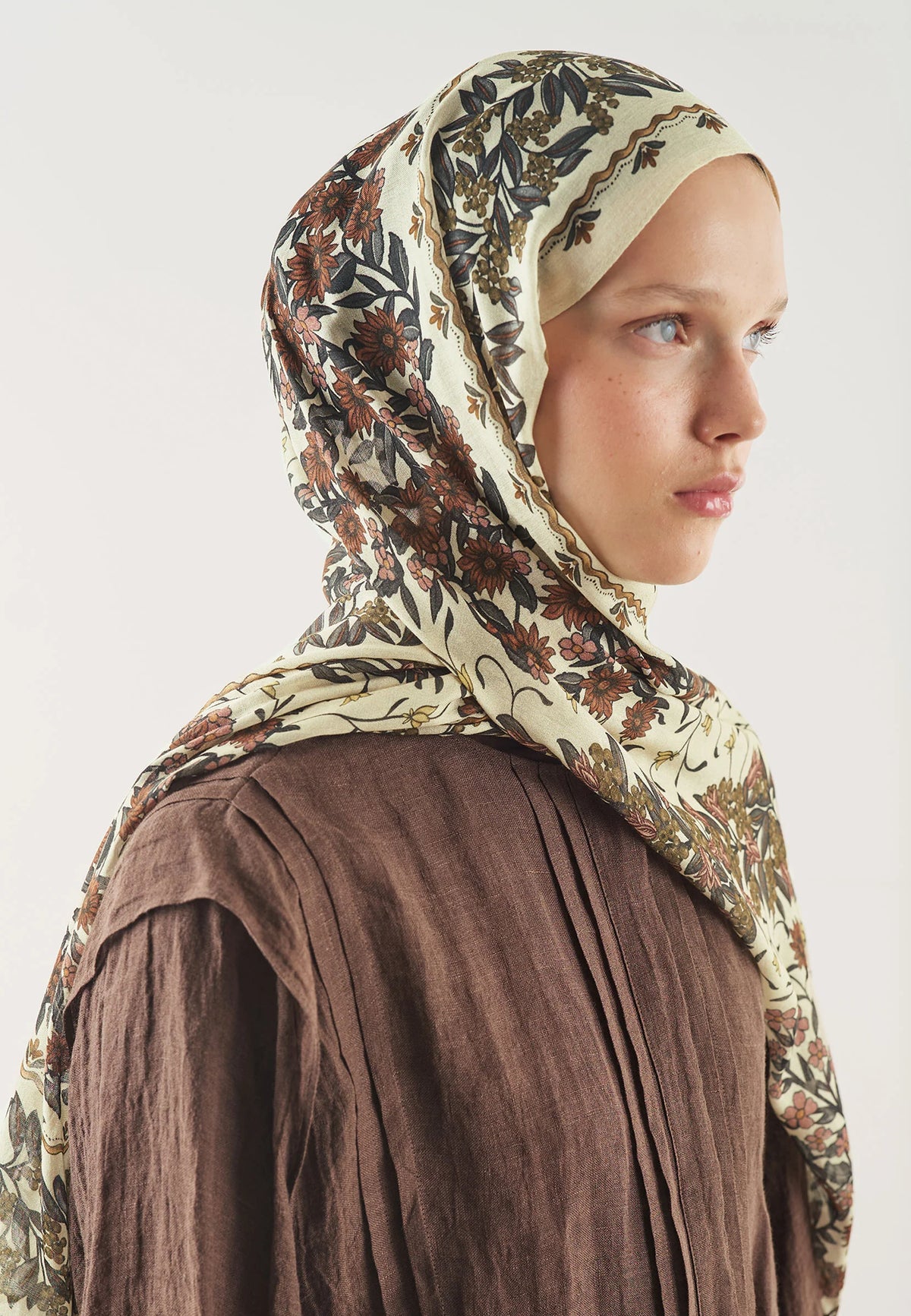 FRESH SCARFS | Briony Patterned Soft Viscose Scarf