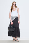 MANUKA | Crush Pleated Maxi Skirt