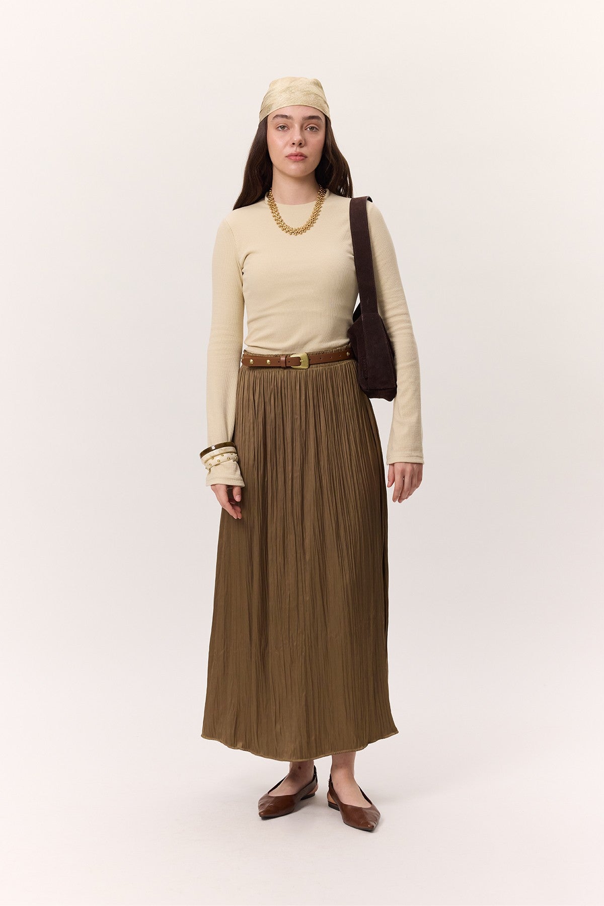 MANUKA | Crush Satin Skirt