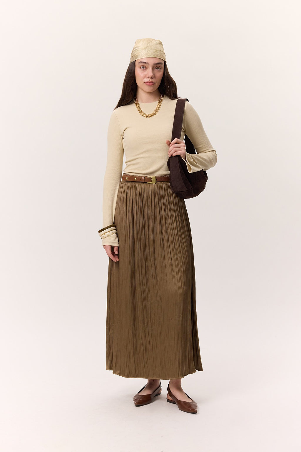 MANUKA | Crush Satin Skirt