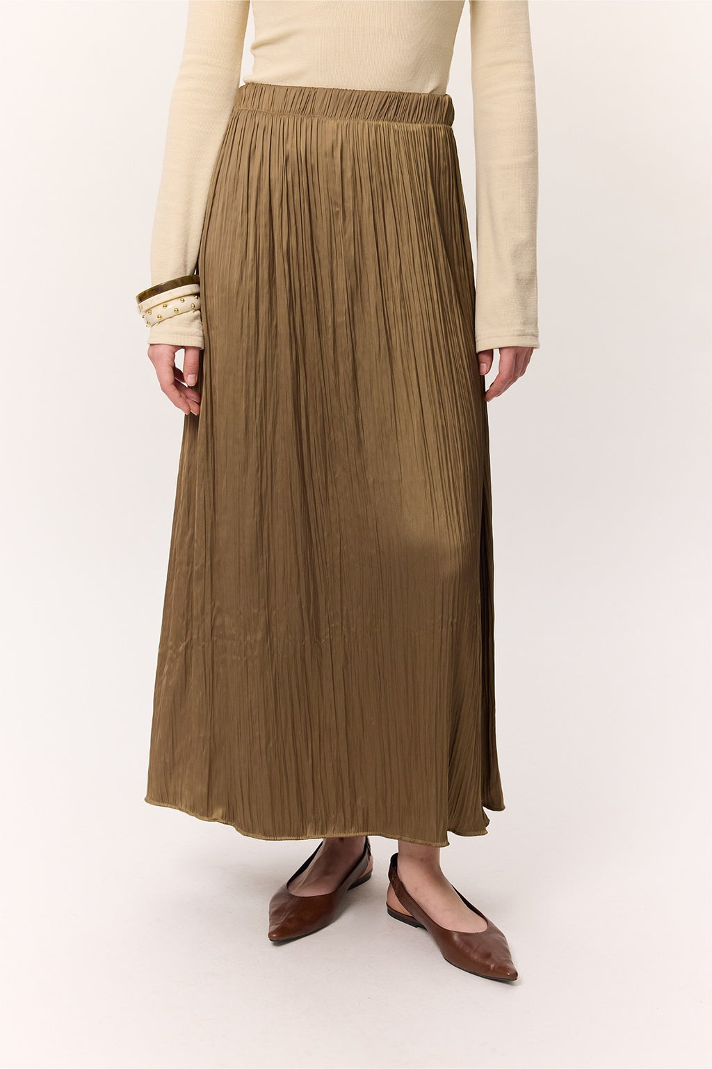 MANUKA | Crush Satin Skirt