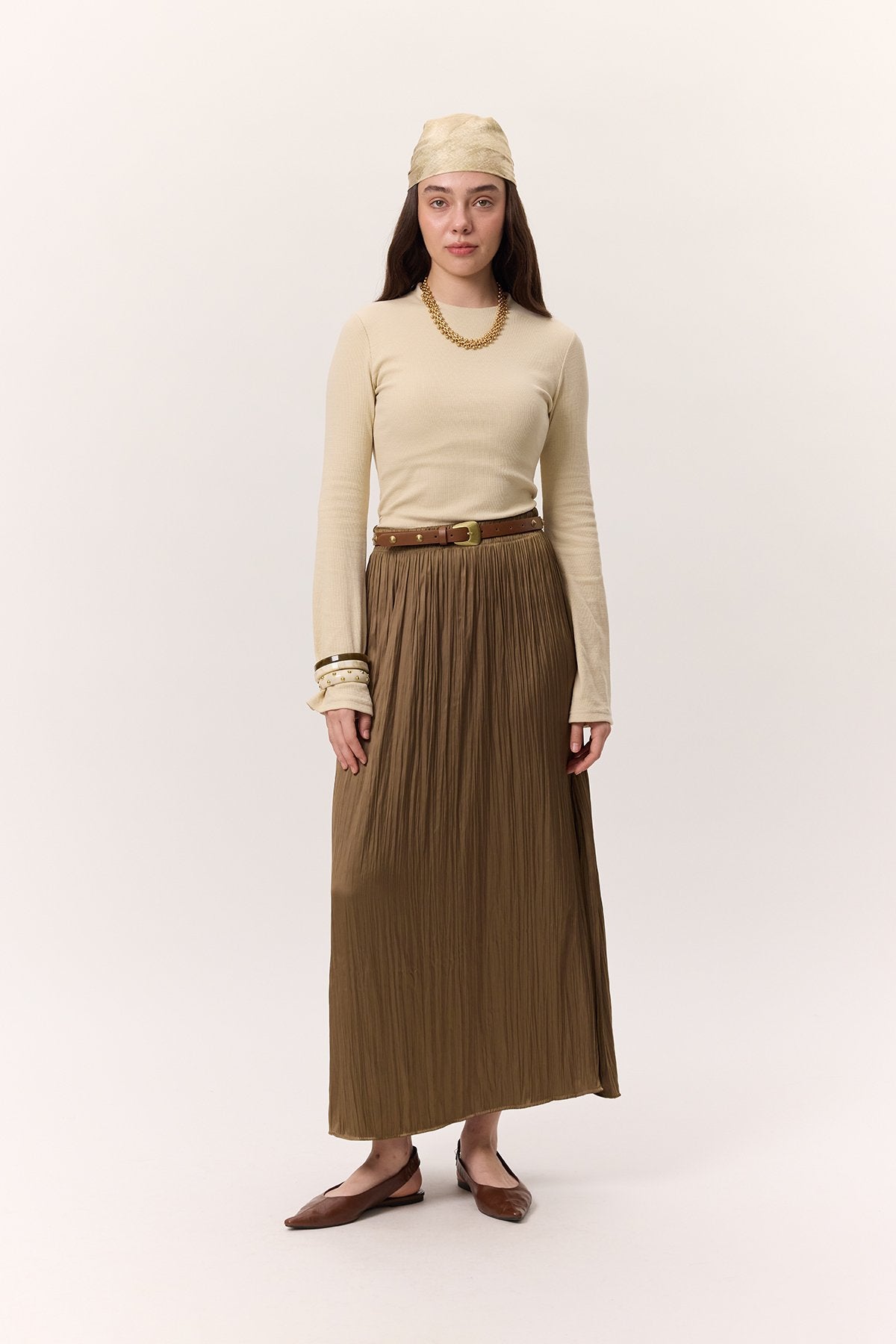MANUKA | Crush Satin Skirt