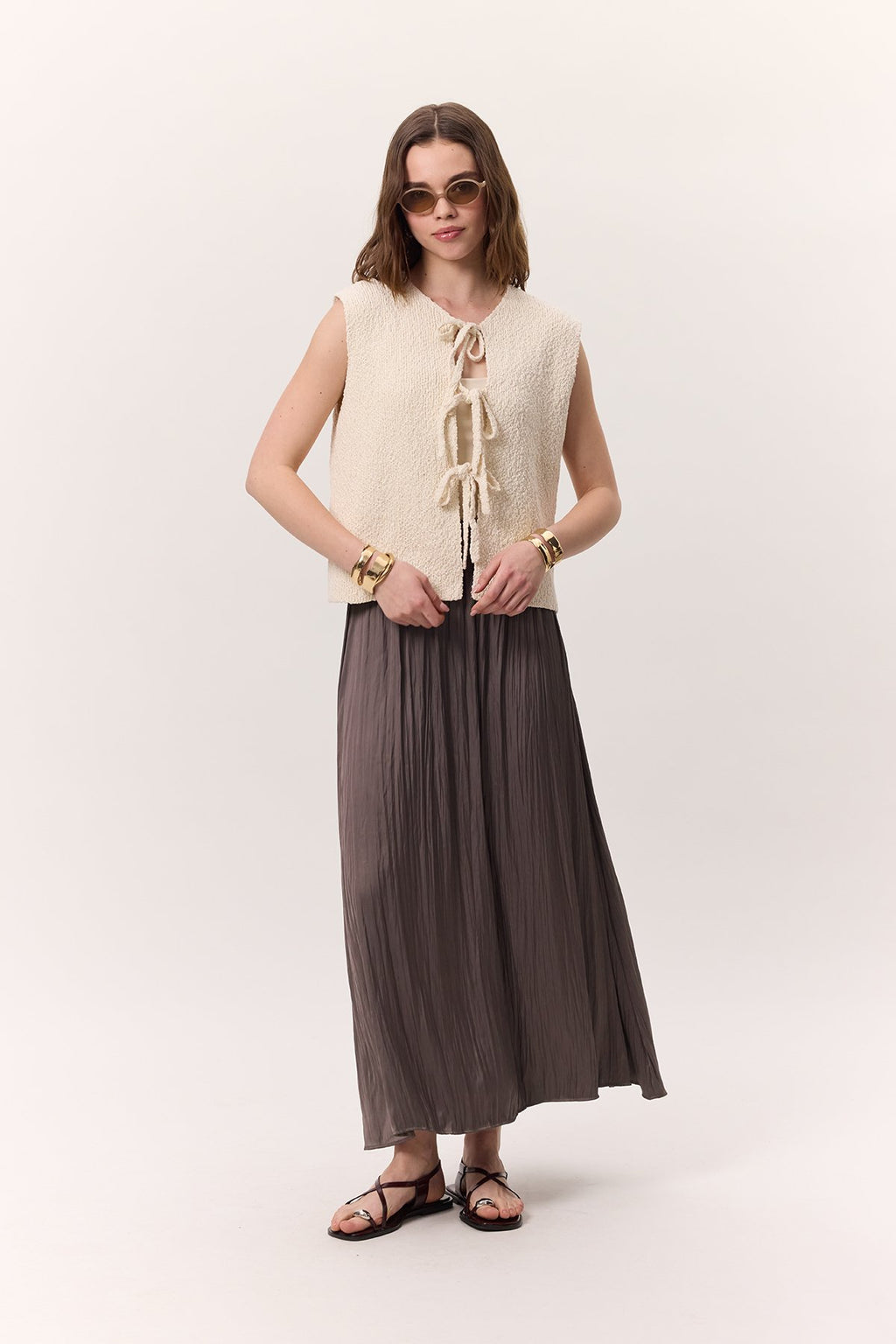 MANUKA | Crush Satin Skirt
