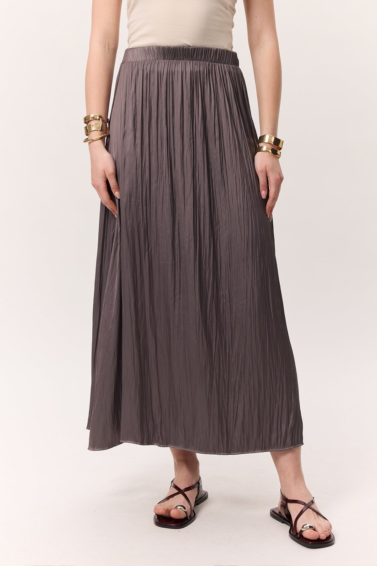 MANUKA | Crush Satin Skirt