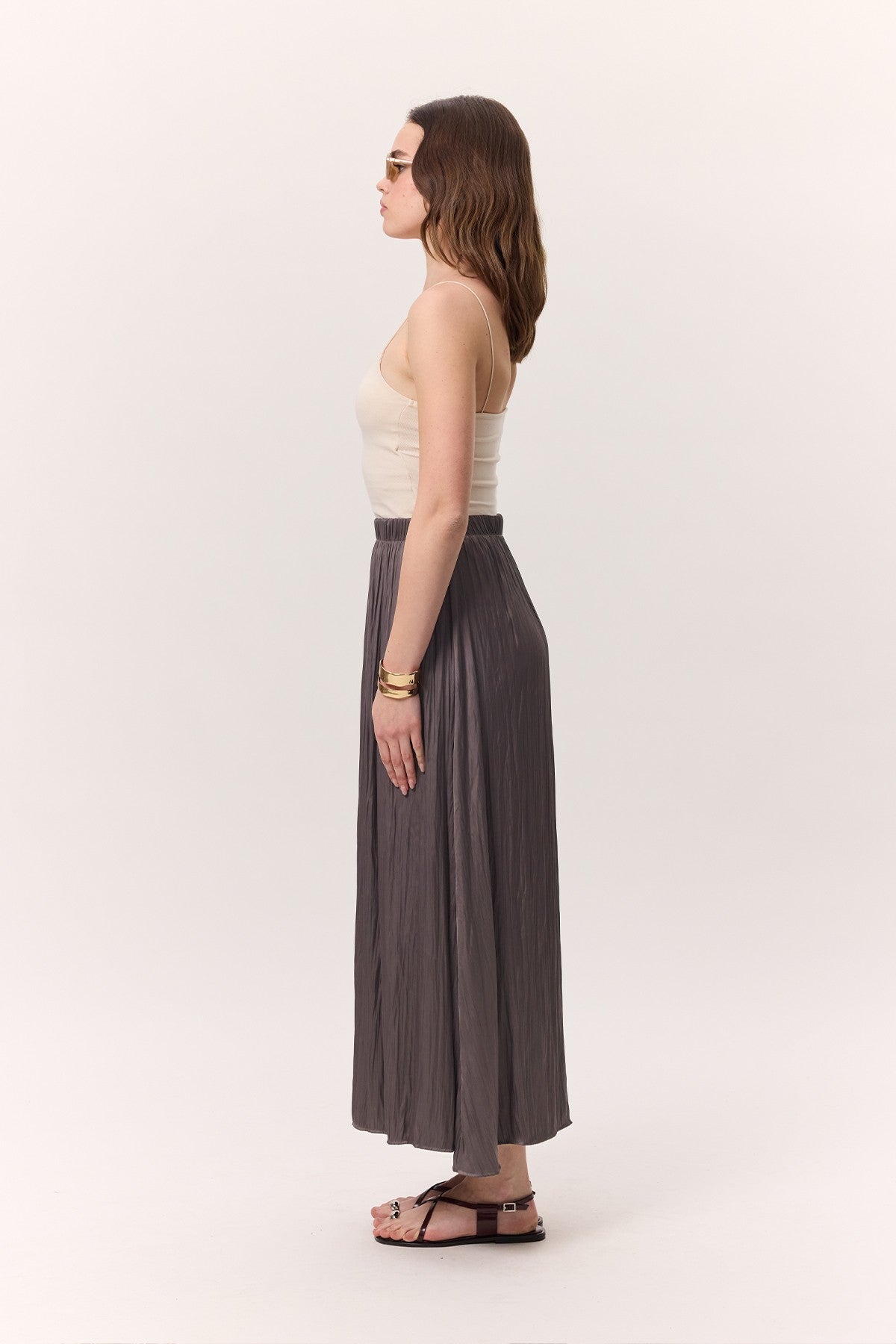 MANUKA | Crush Satin Skirt
