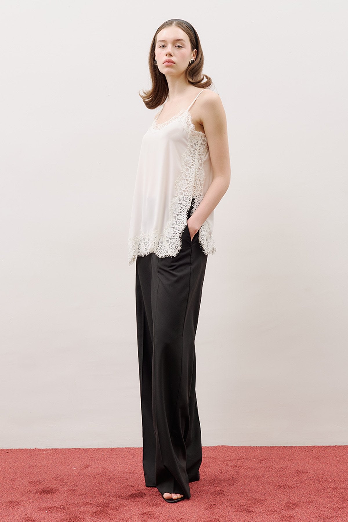 MANUKA | Lace-Trim Strappy Blouse