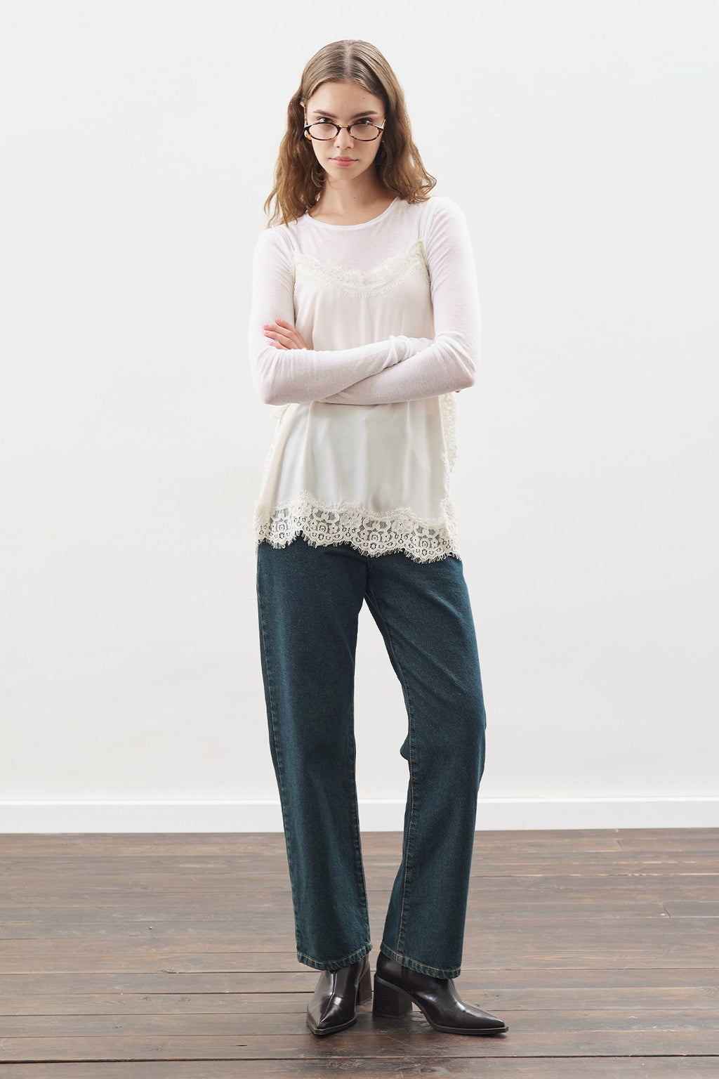 MANUKA | Lace-Trim Strappy Blouse