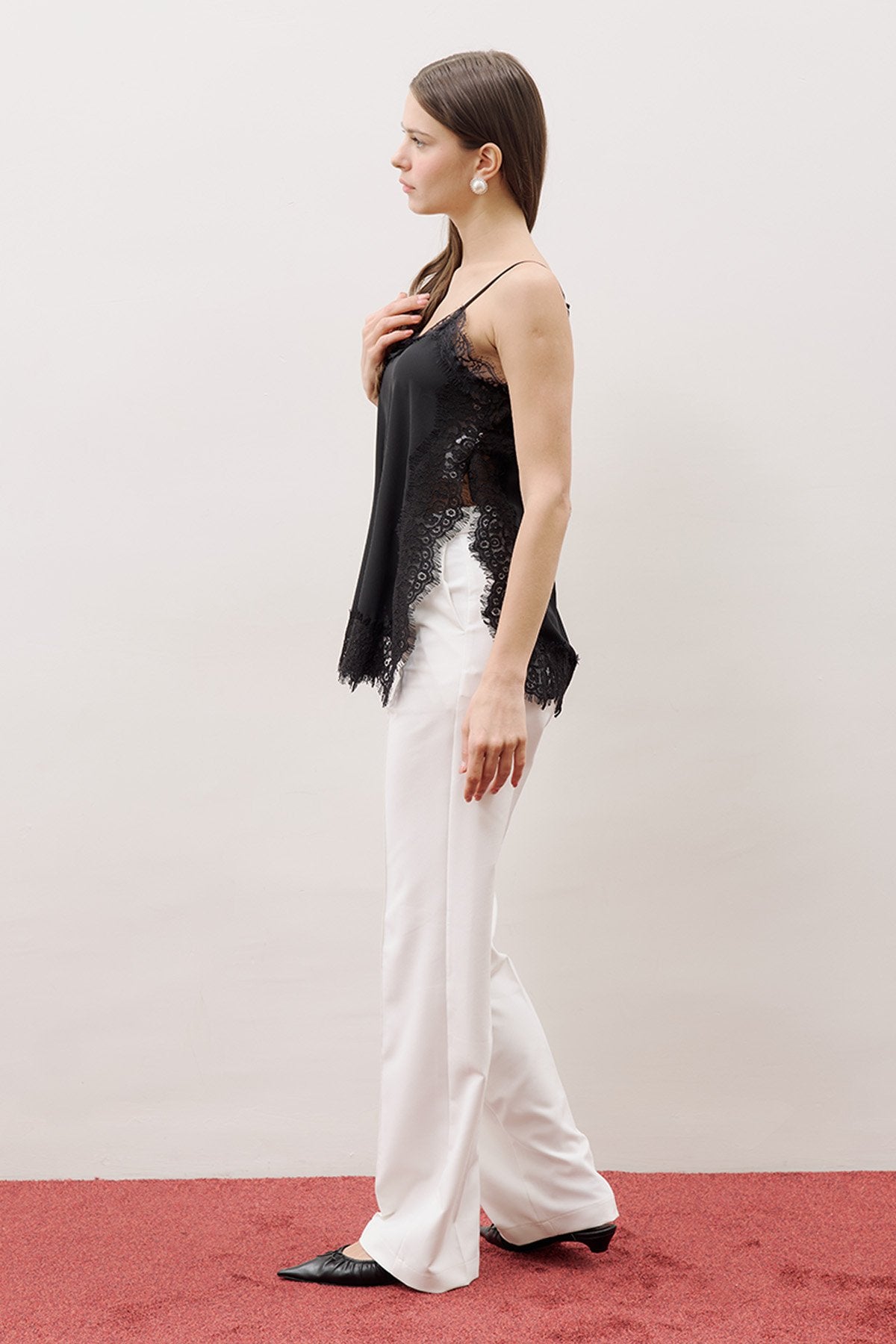MANUKA | Lace-Trim Strappy Blouse