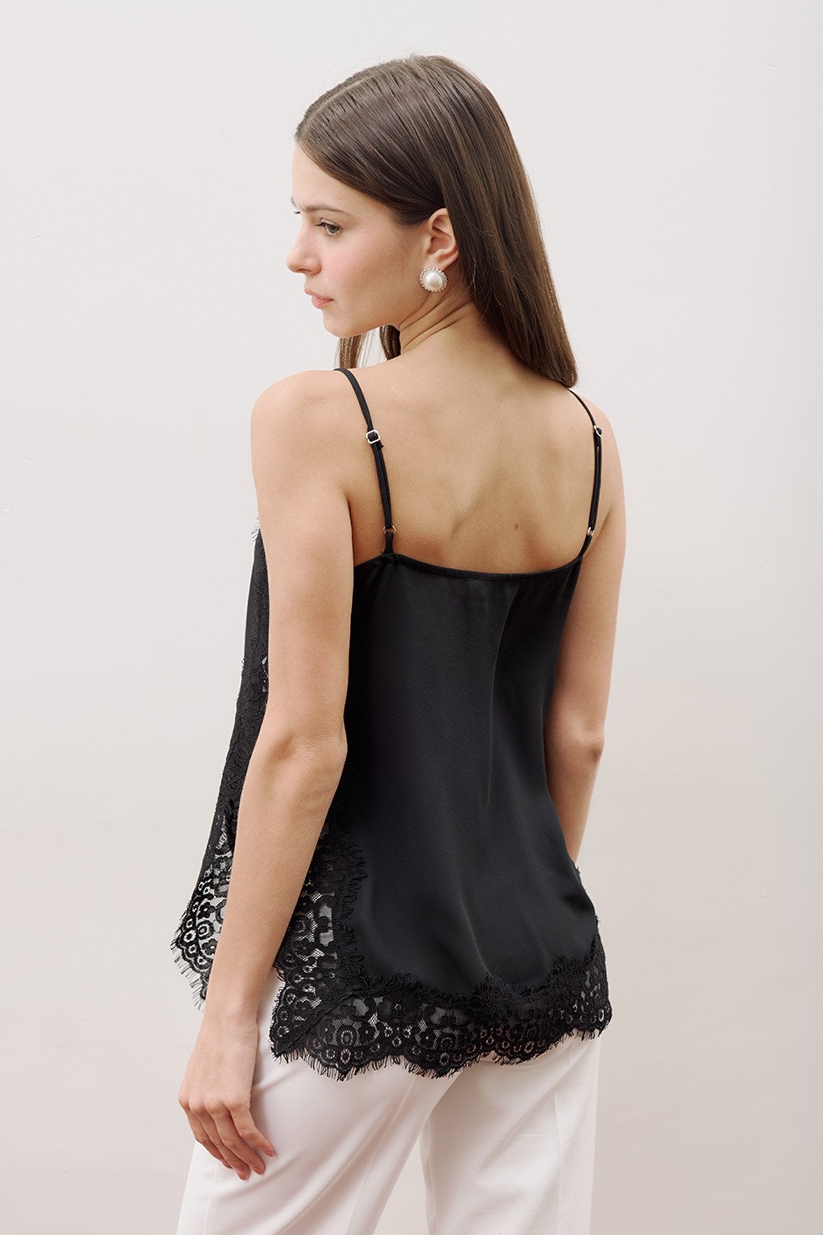 MANUKA | Lace-Trim Strappy Blouse