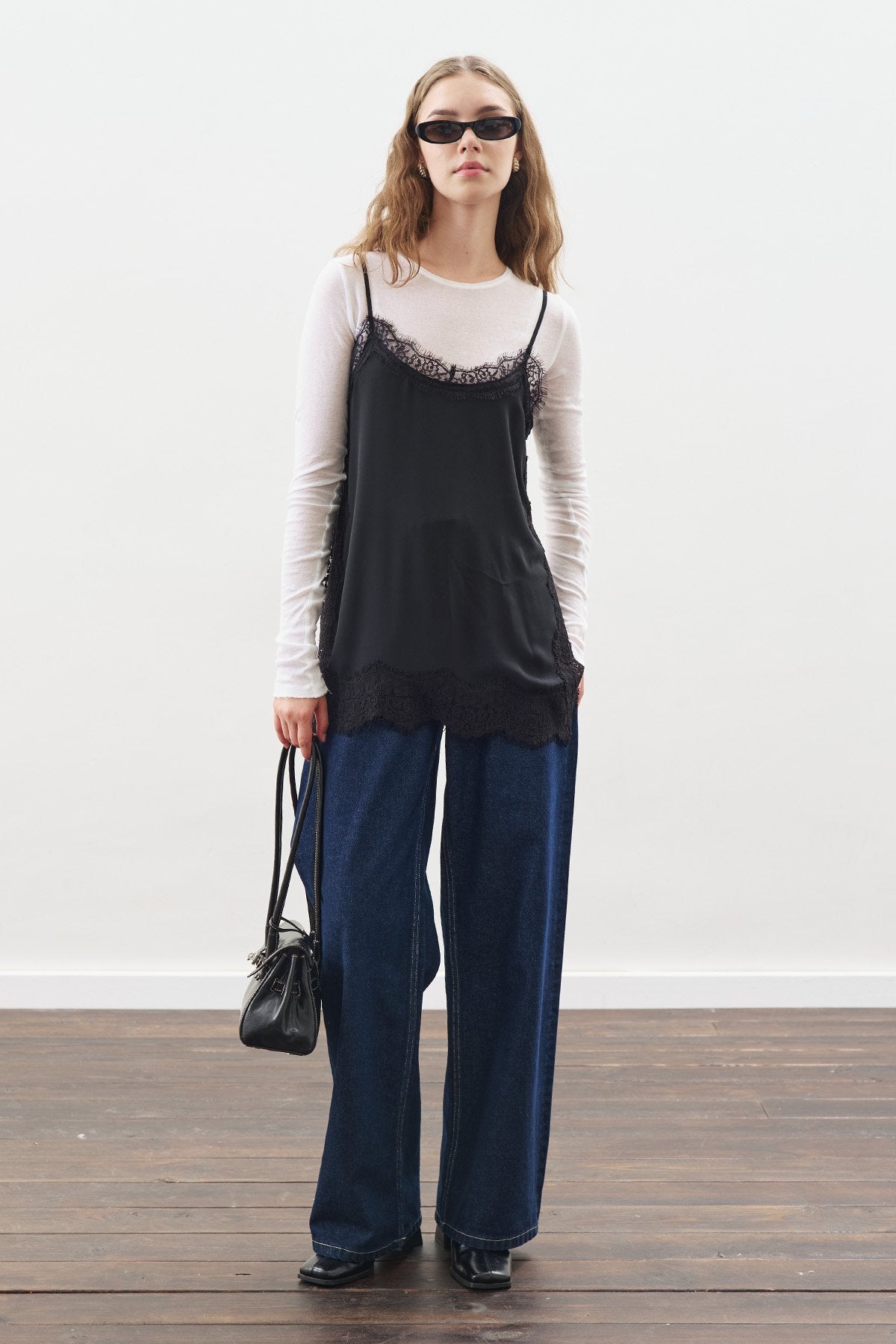 MANUKA | Lace-Trim Strappy Blouse