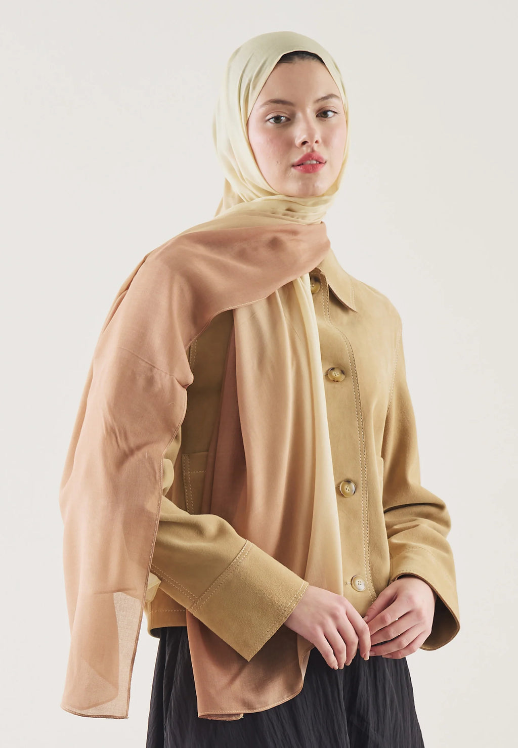 FRESH SCARFS |  Degrade Patterned Scarf