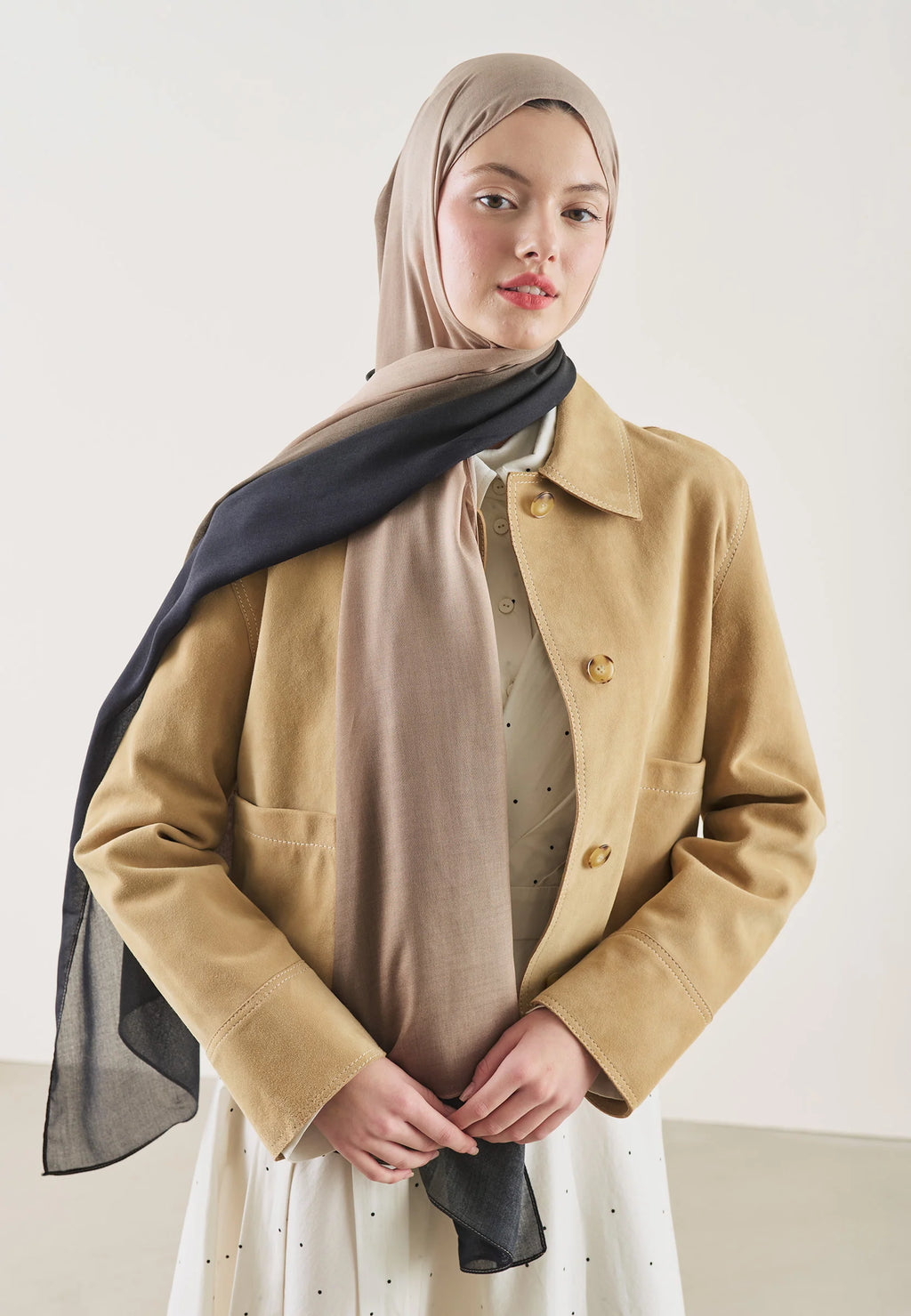 FRESH SCARFS |  Degrade Patterned Scarf