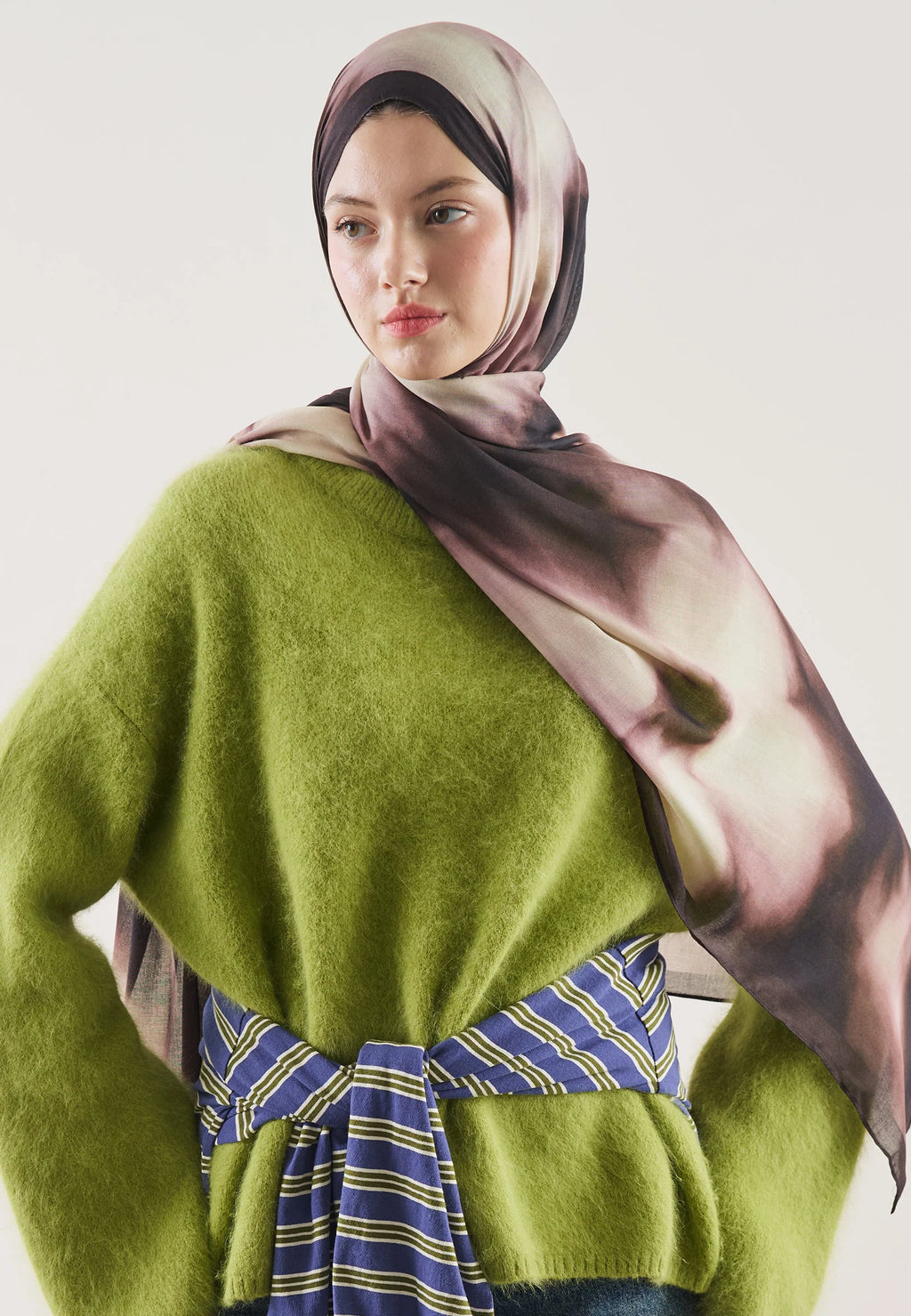 FRESH SCARFS | Floral Batik Patterned Scarf