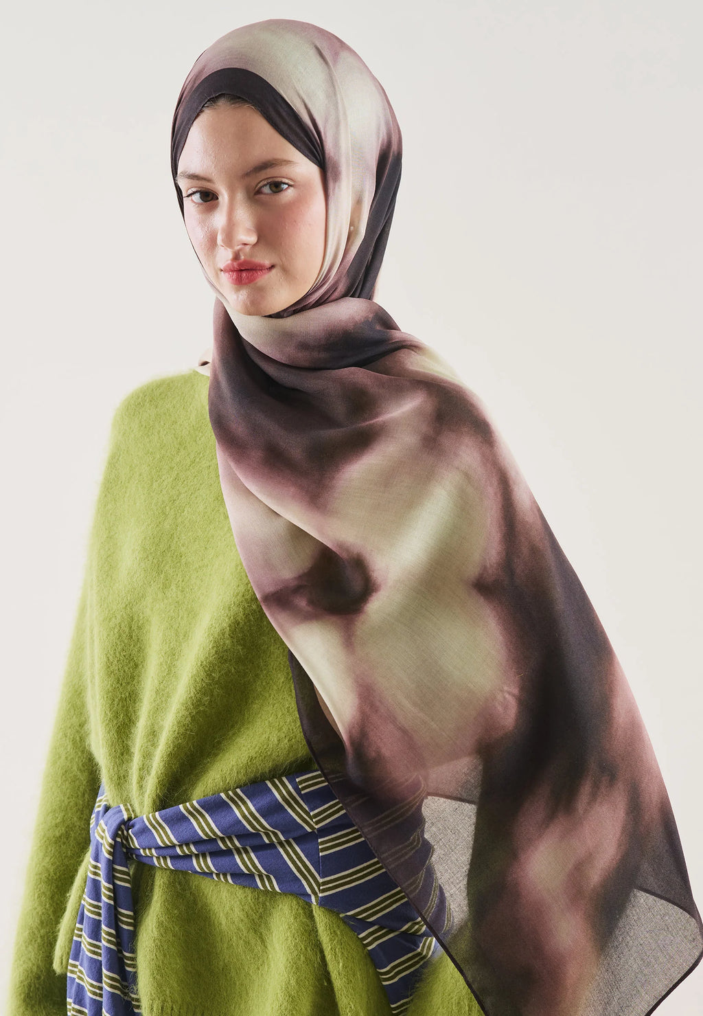 FRESH SCARFS | Floral Batik Patterned Scarf