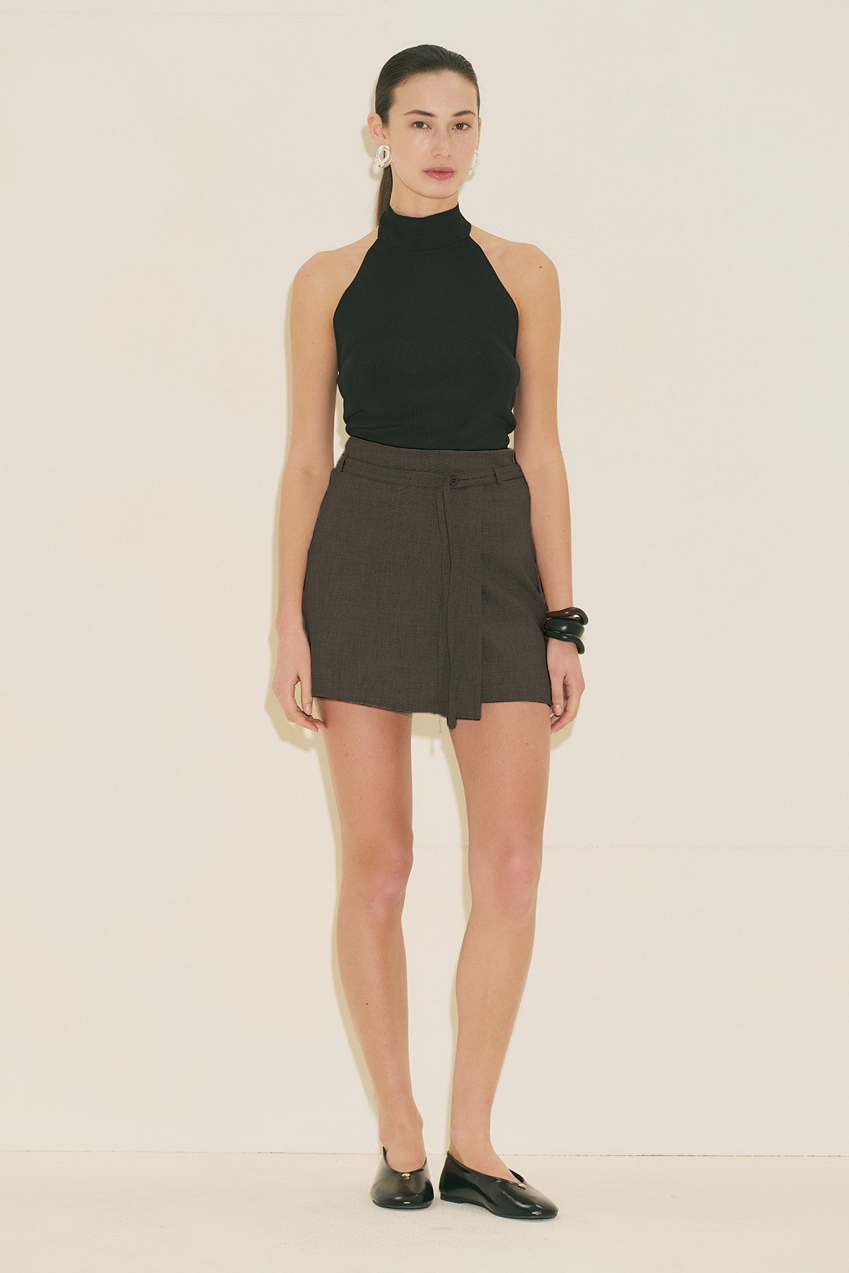 MANUKA | Belt Detail Skirt