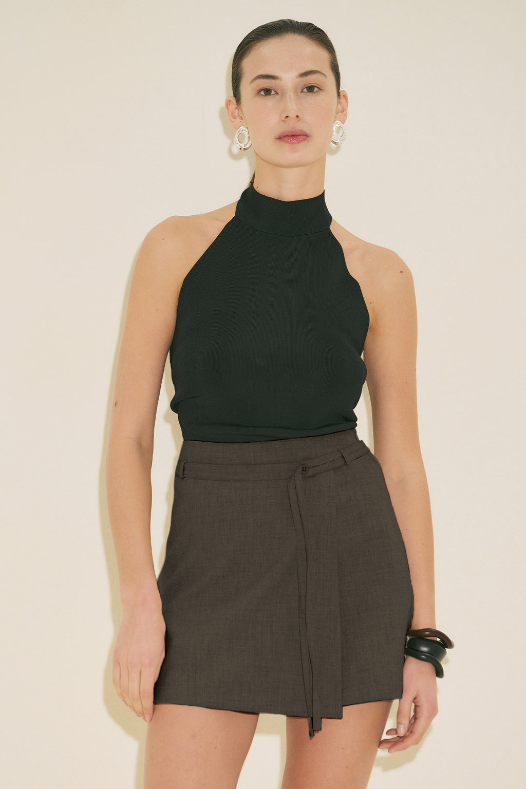 MANUKA | Belt Detail Skirt