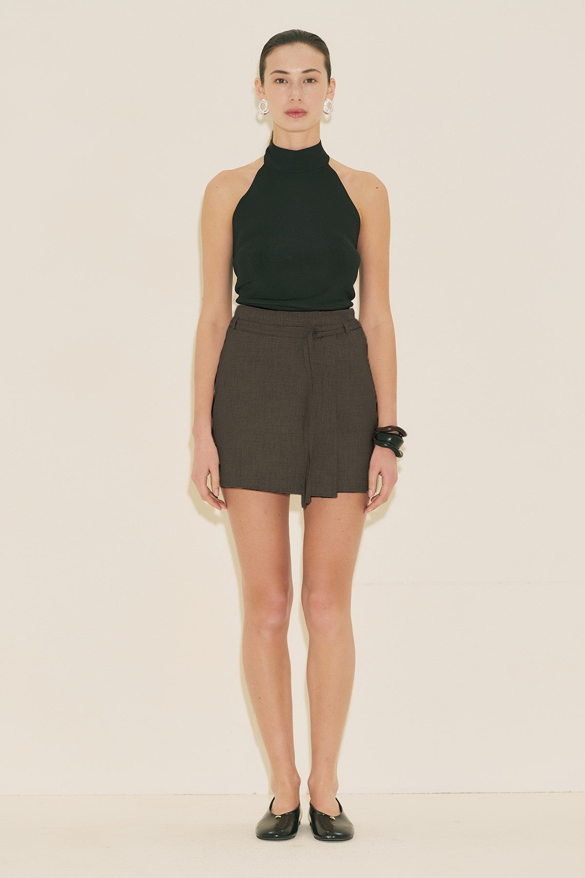 MANUKA | Belt Detail Skirt