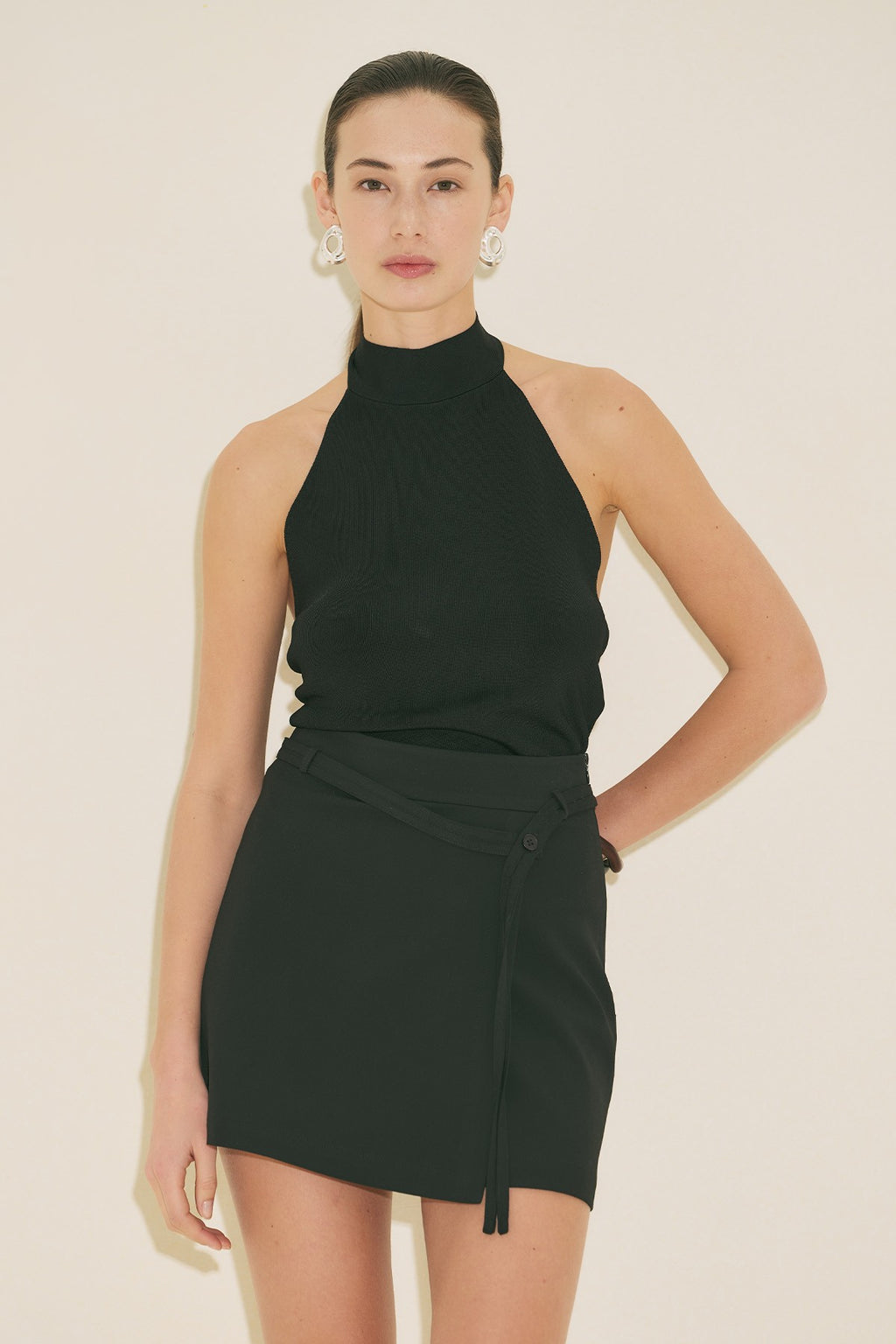 MANUKA | Belt Detail Skirt