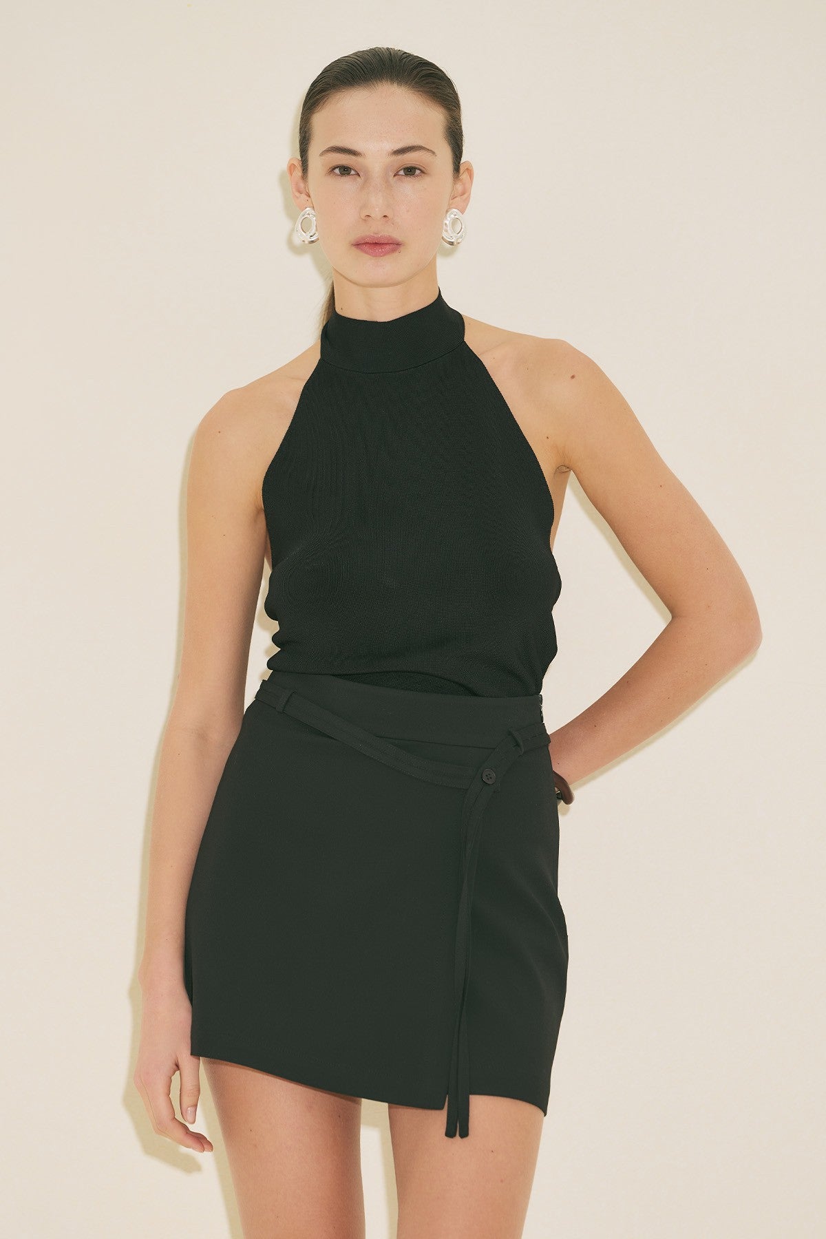 MANUKA | Belt Detail Skirt