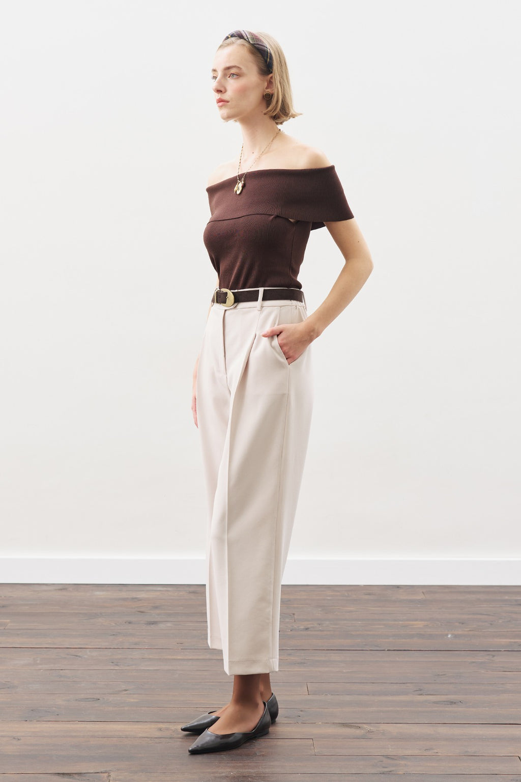 MANUKA | Pleat-Detail Straight-Leg Trousers