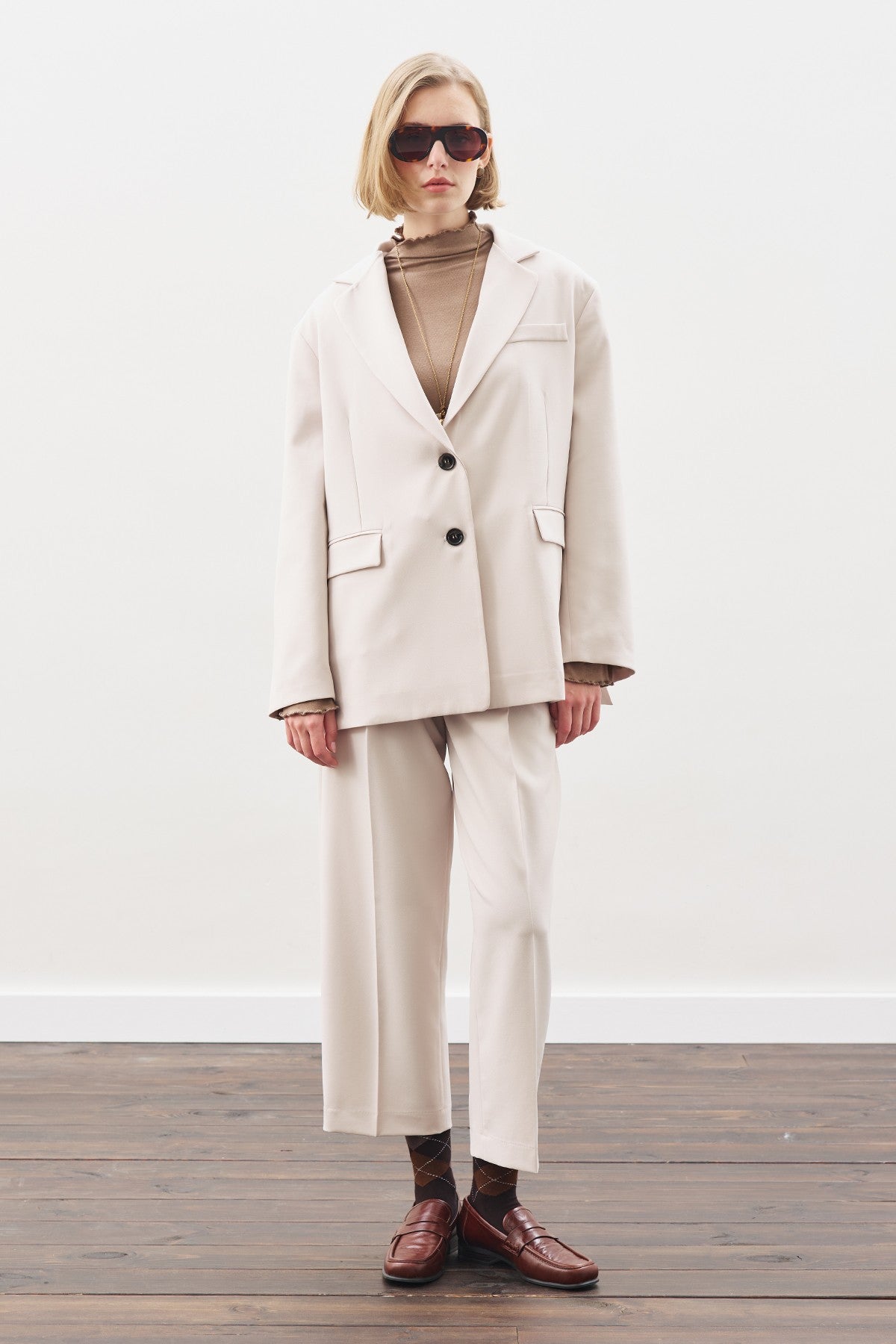 MANUKA | Pleat-Detail Straight-Leg Trousers