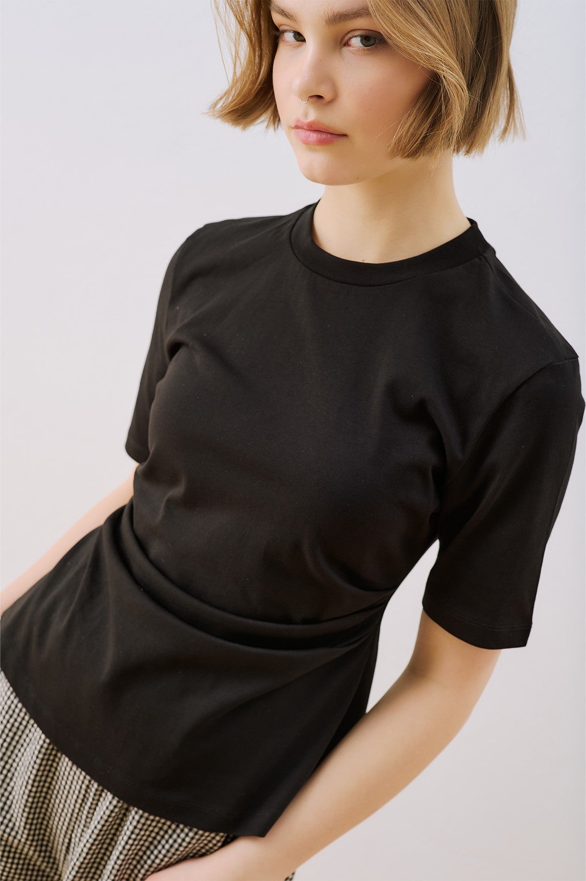 MANUKA | Pleated Detail T-shirt