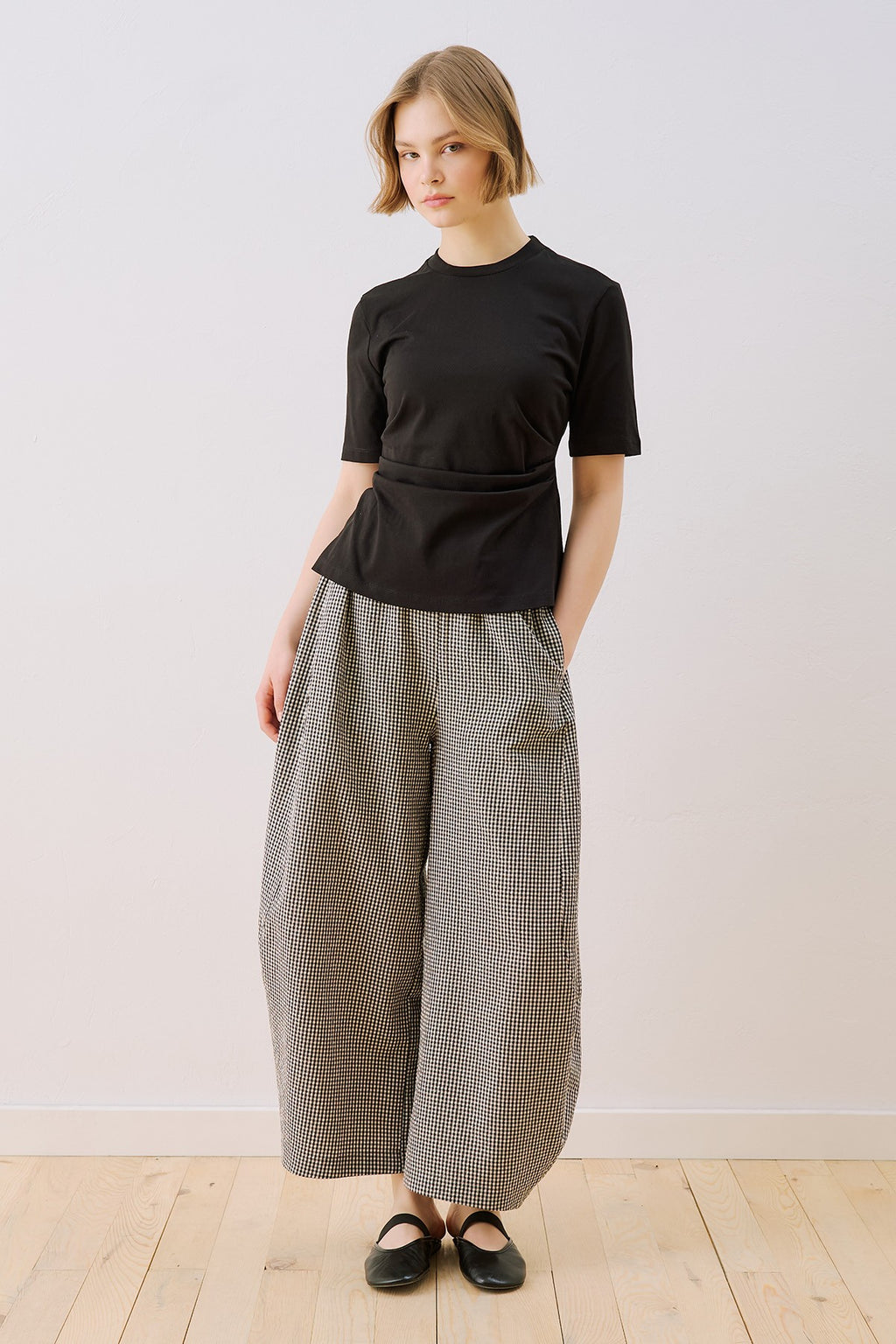 MANUKA | Pleated Detail T-shirt