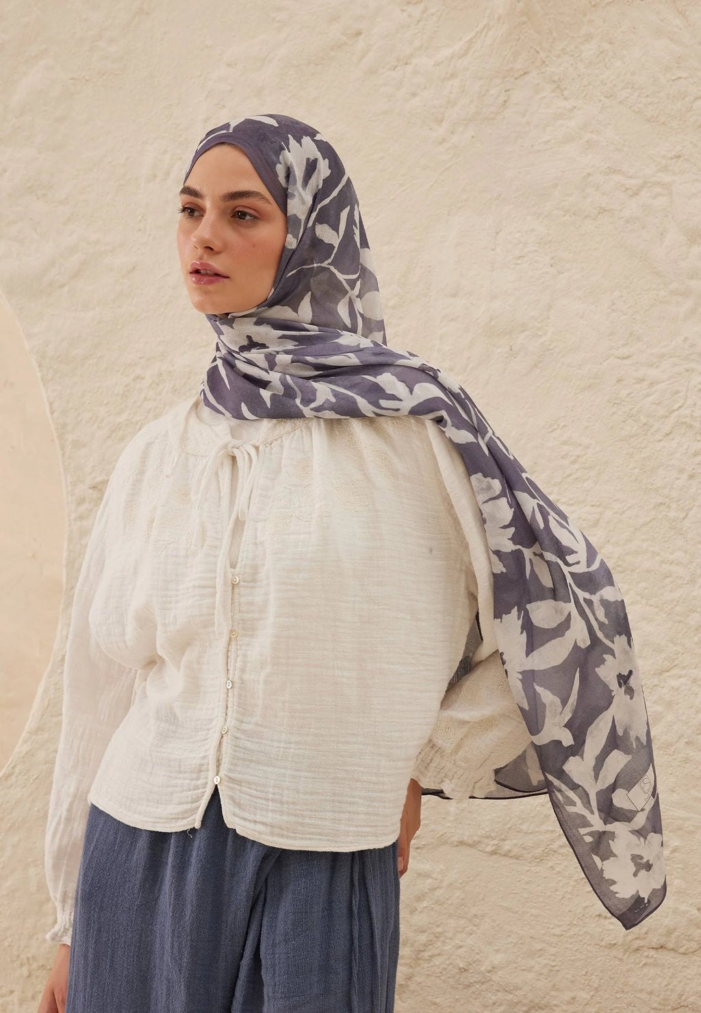 FRESH SCARFS | Petunia Pattern Scarf