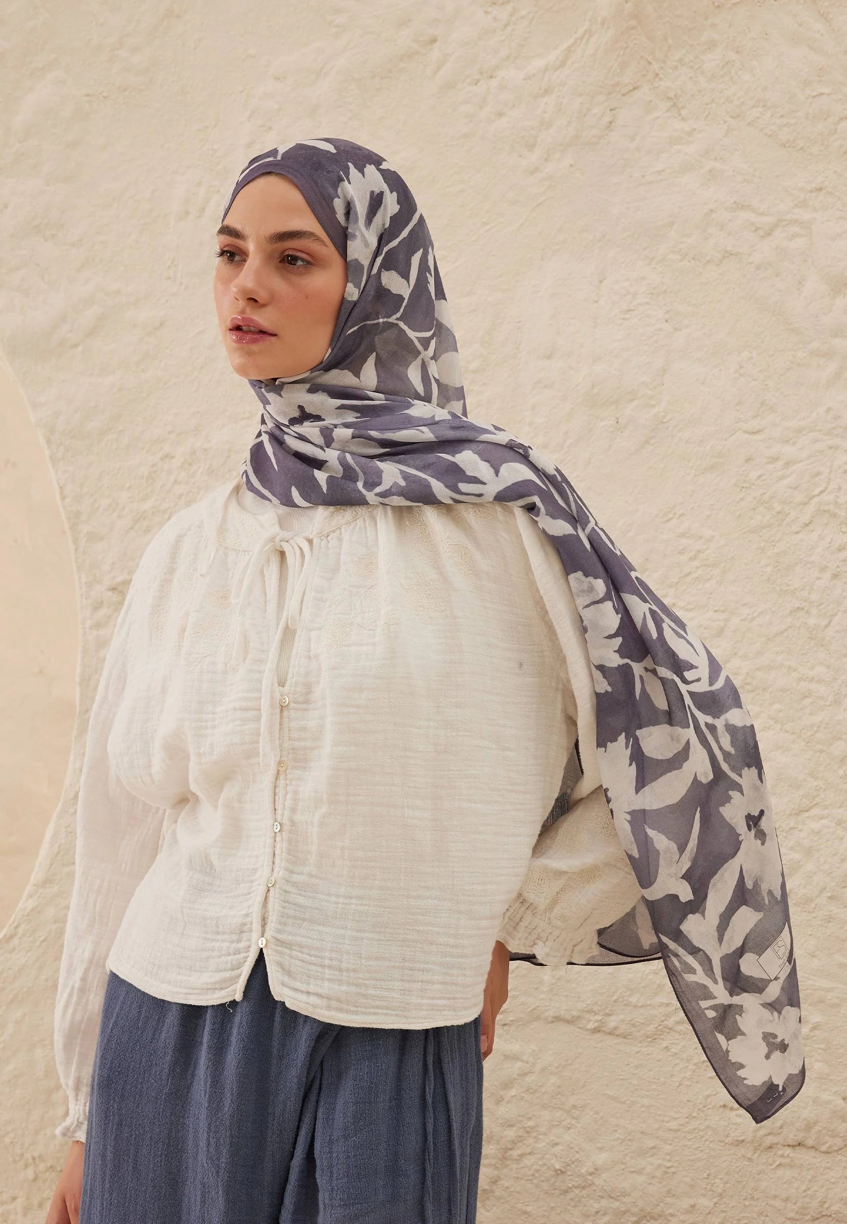FRESH SCARFS | Petunia Pattern Scarf
