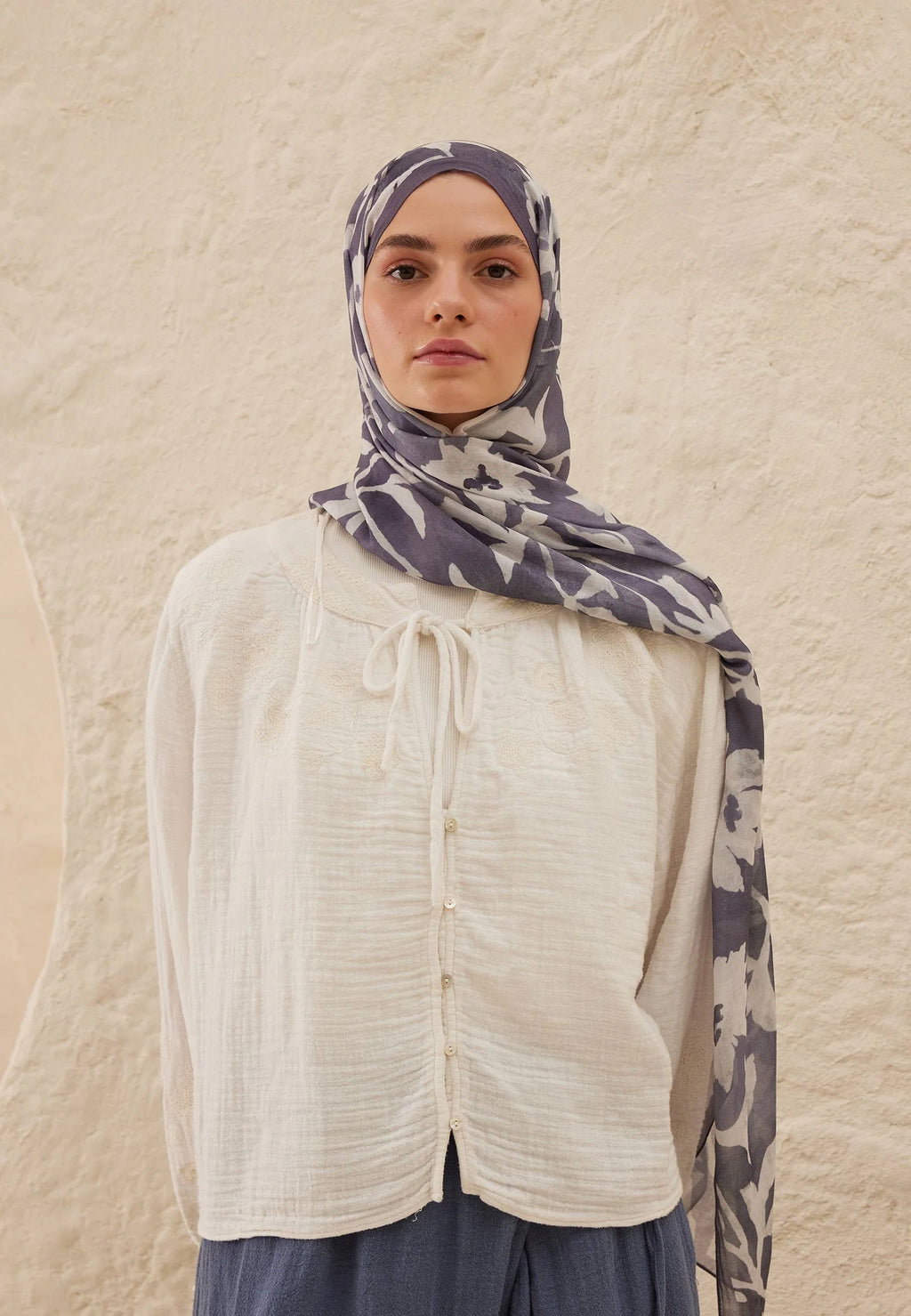 FRESH SCARFS | Petunia Pattern Scarf