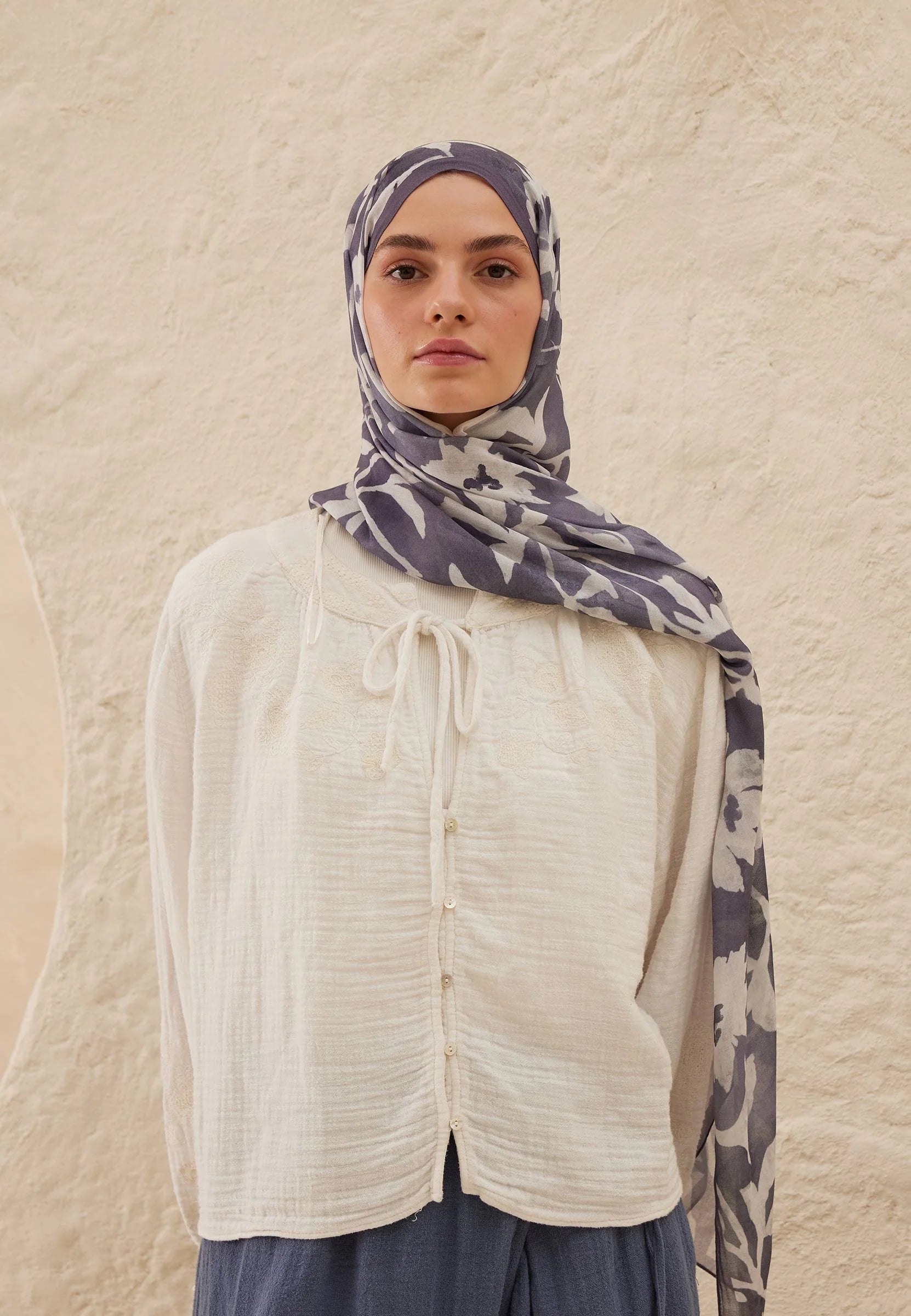 FRESH SCARFS | Petunia Pattern Scarf