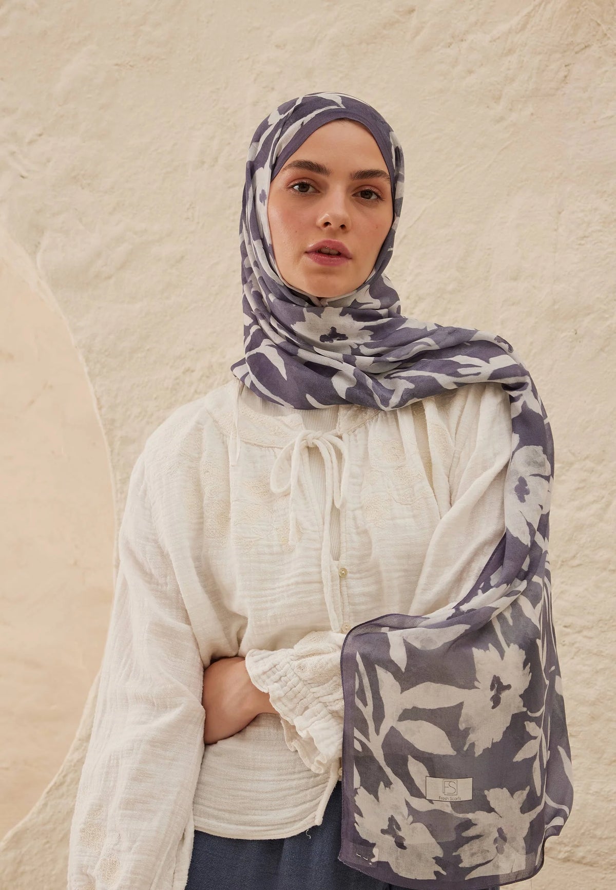 FRESH SCARFS | Petunia Pattern Scarf