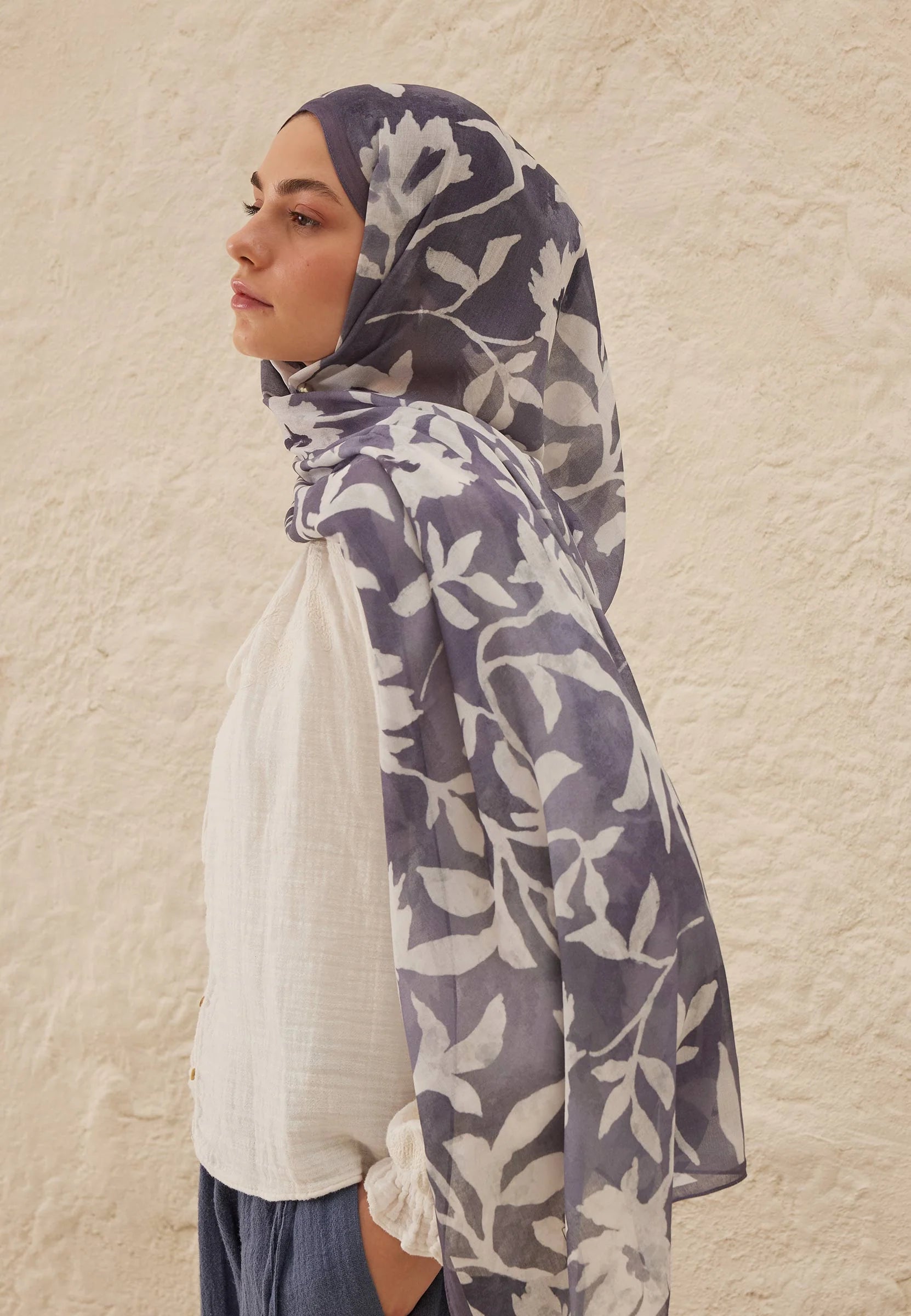FRESH SCARFS | Petunia Pattern Scarf