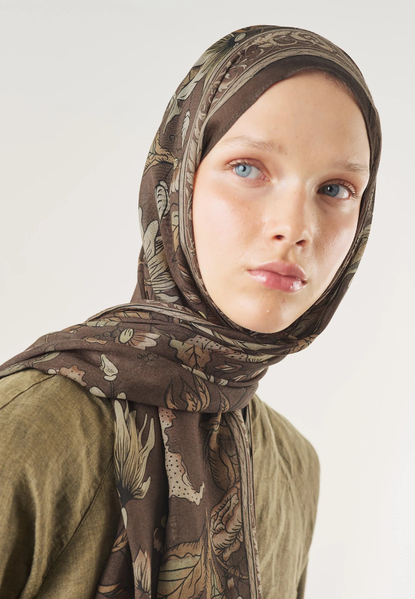 FRESH SCARFS | Pure Ethnic Patterned Soft Viscose Scarf